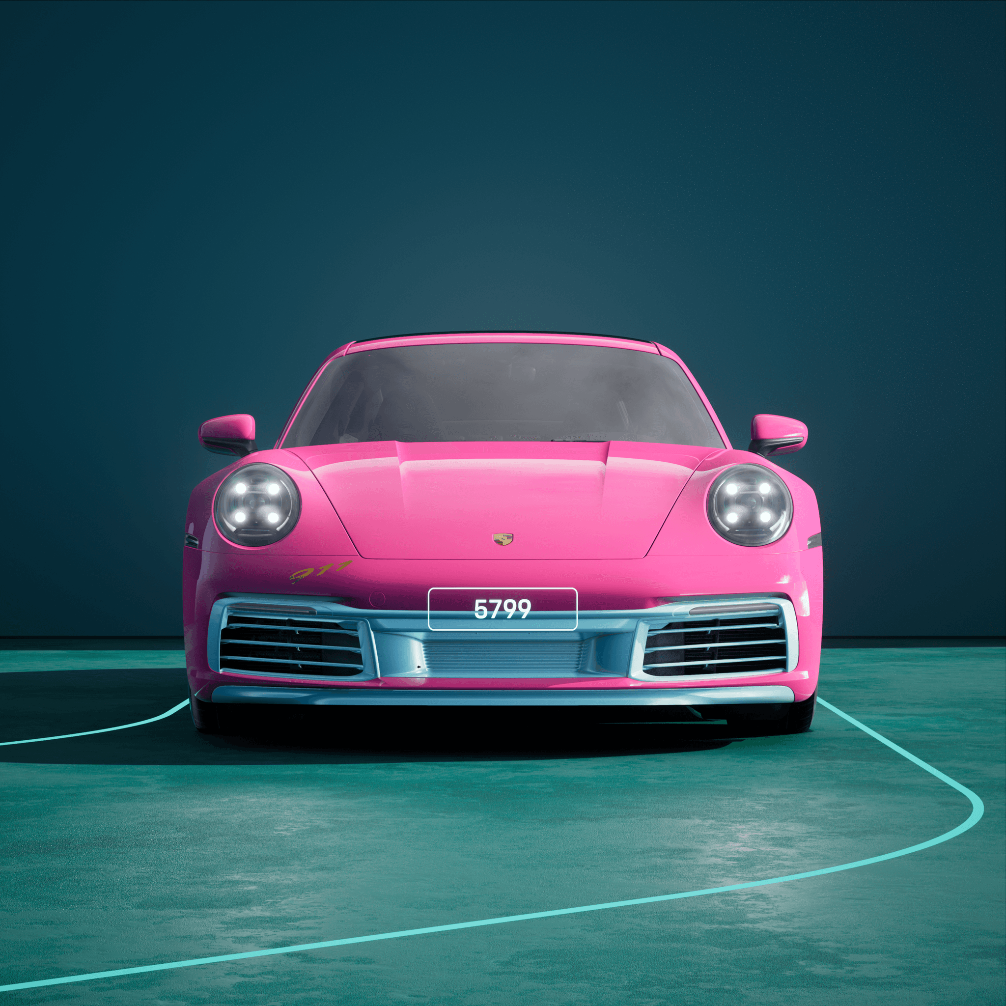 The PORSCHΞ 911 5799 image in phase