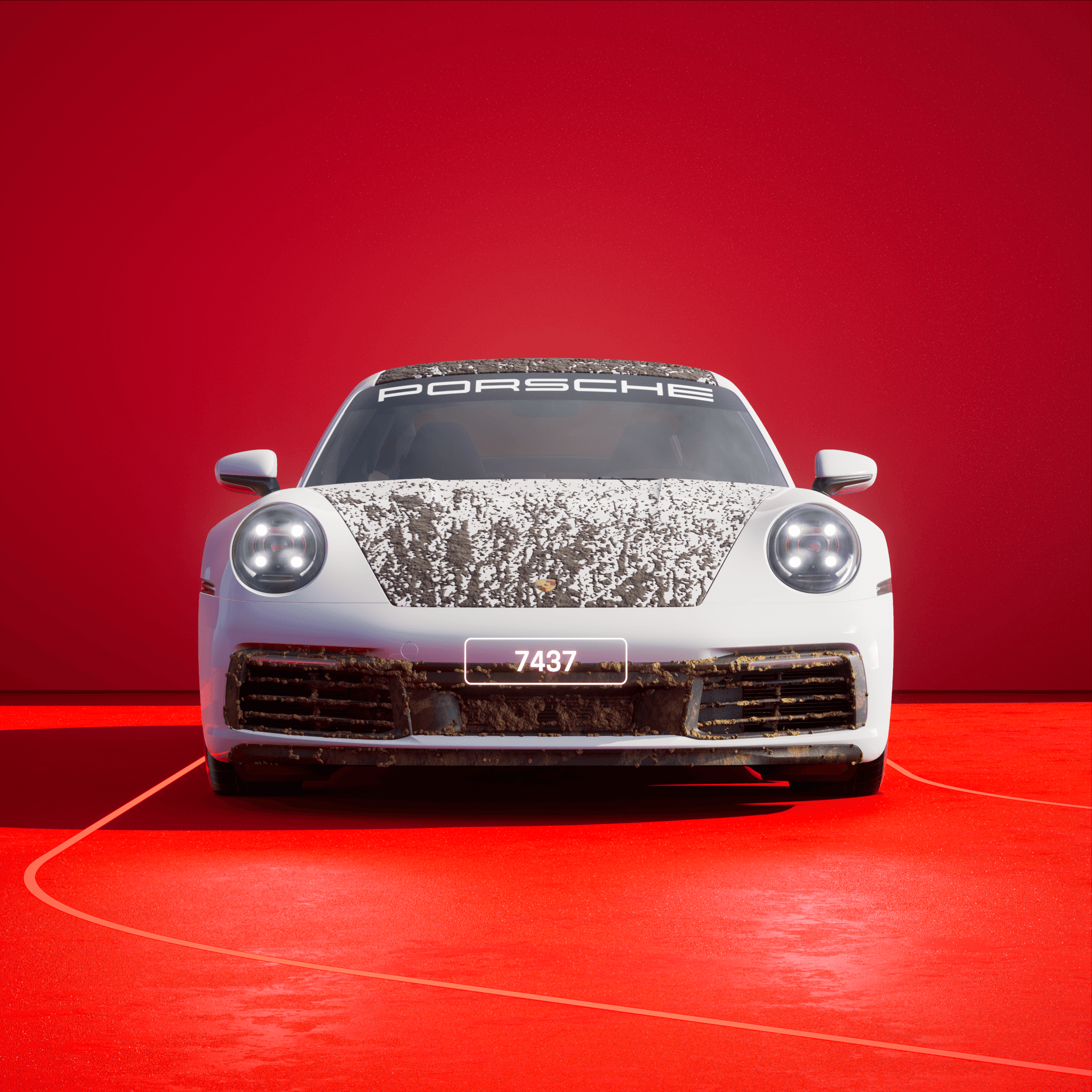 The PORSCHΞ 911 7437 image in phase