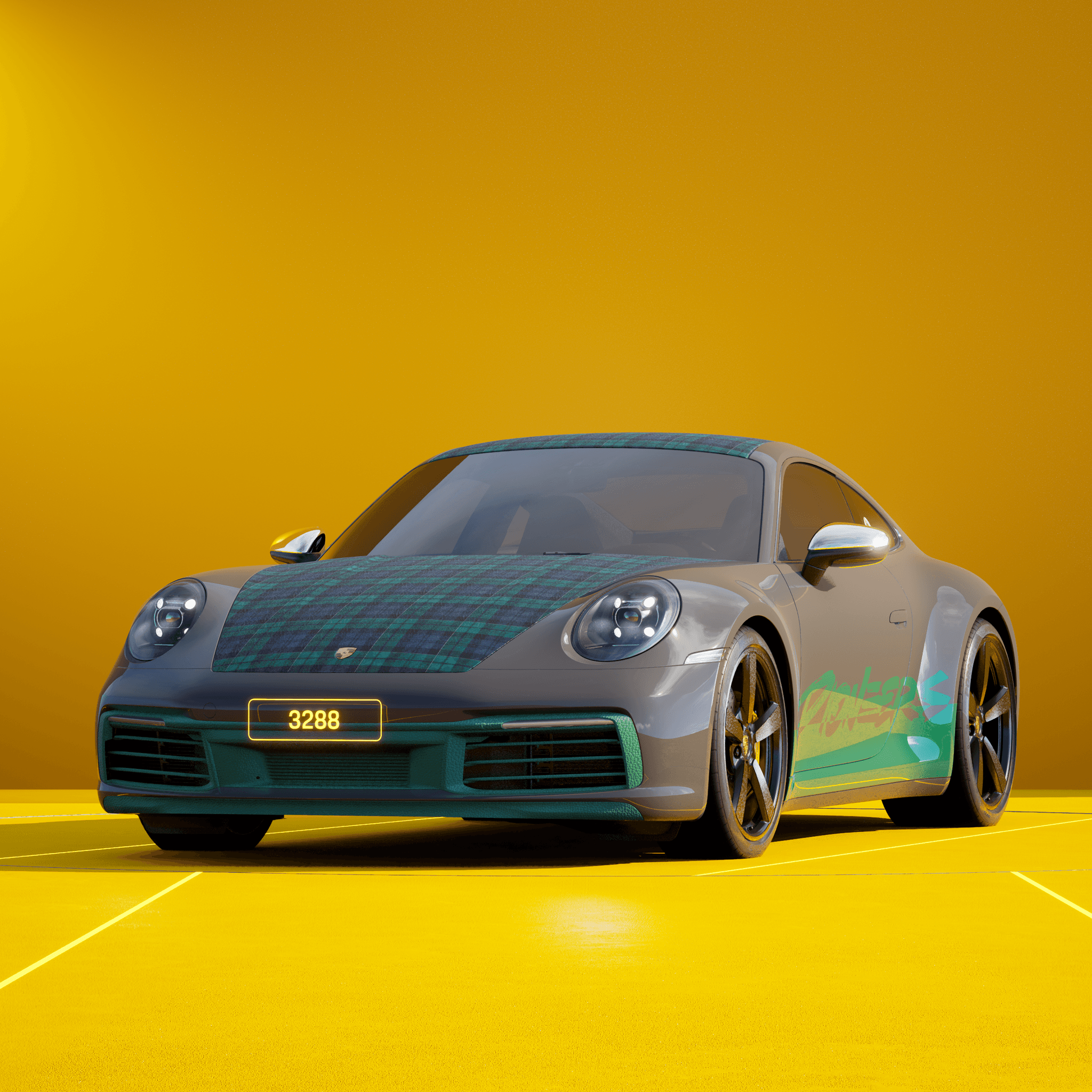 The PORSCHΞ 911 3288 image in phase