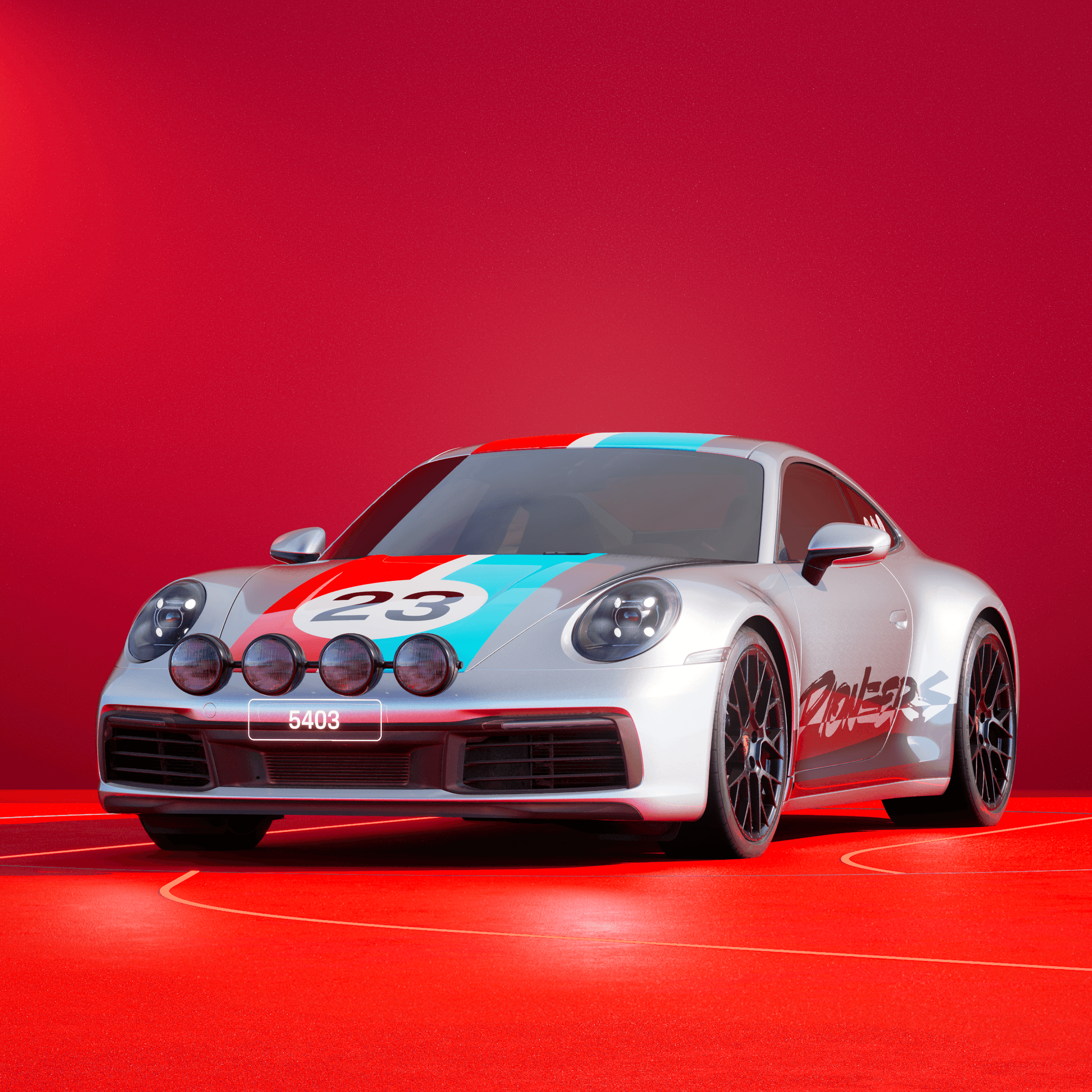 The PORSCHΞ 911 5403 image in phase