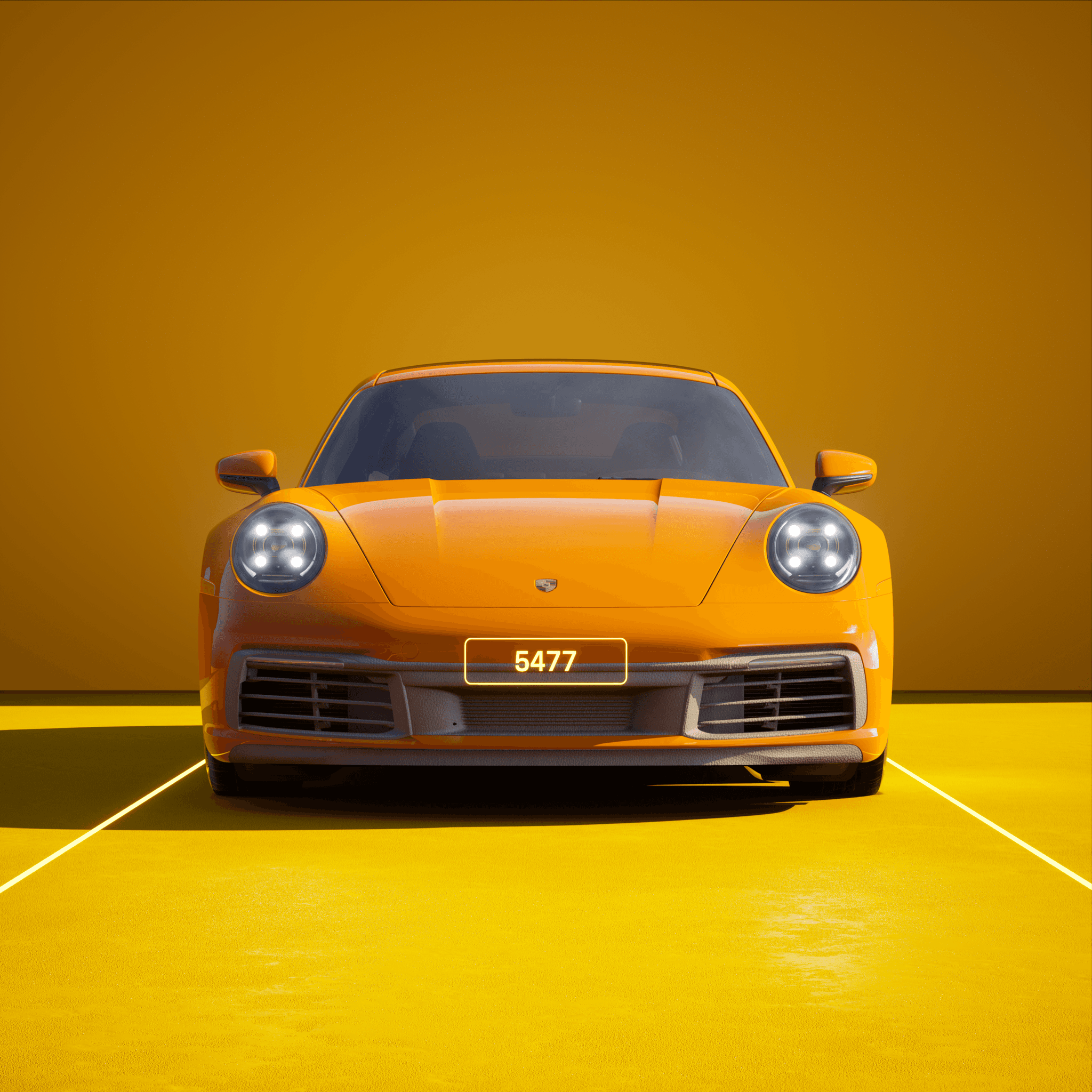 The PORSCHΞ 911 5477 image in phase