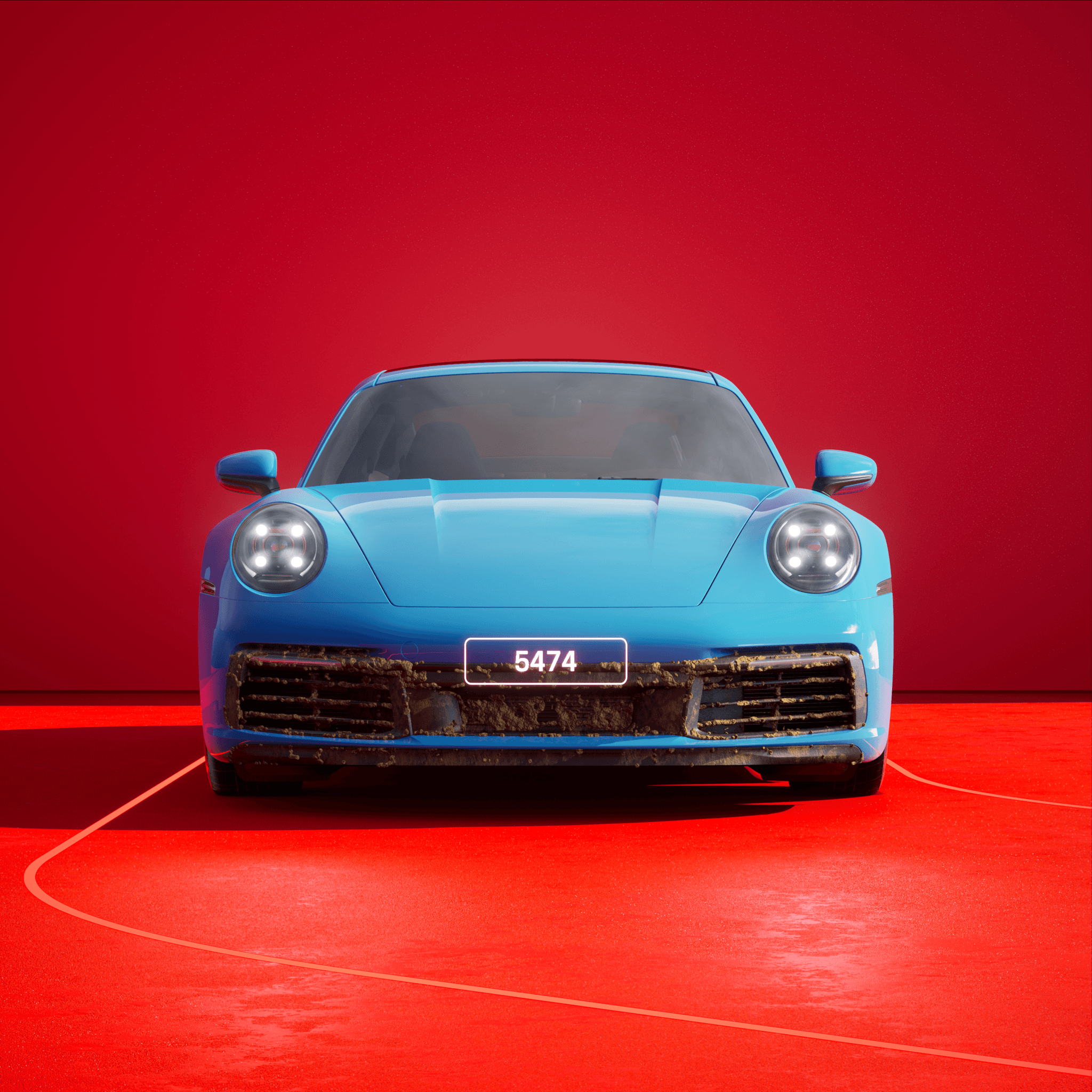 The PORSCHΞ 911 5474 image in phase