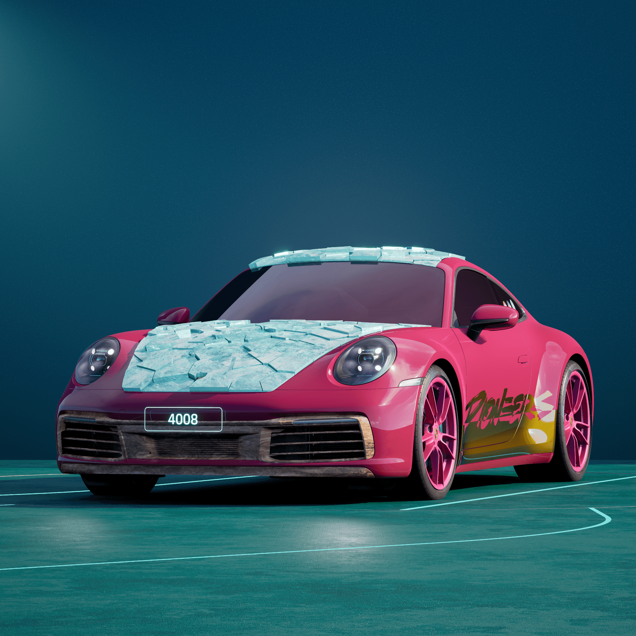The PORSCHΞ 911 4008 image in phase
