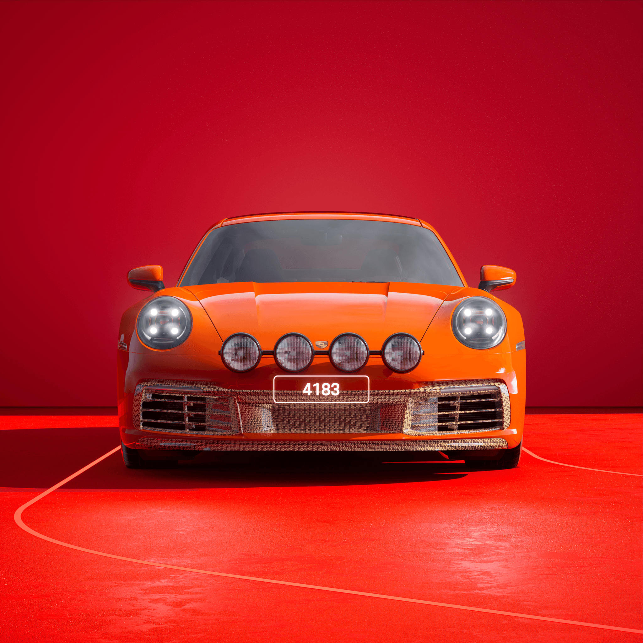 The PORSCHΞ 911 4183 image in phase