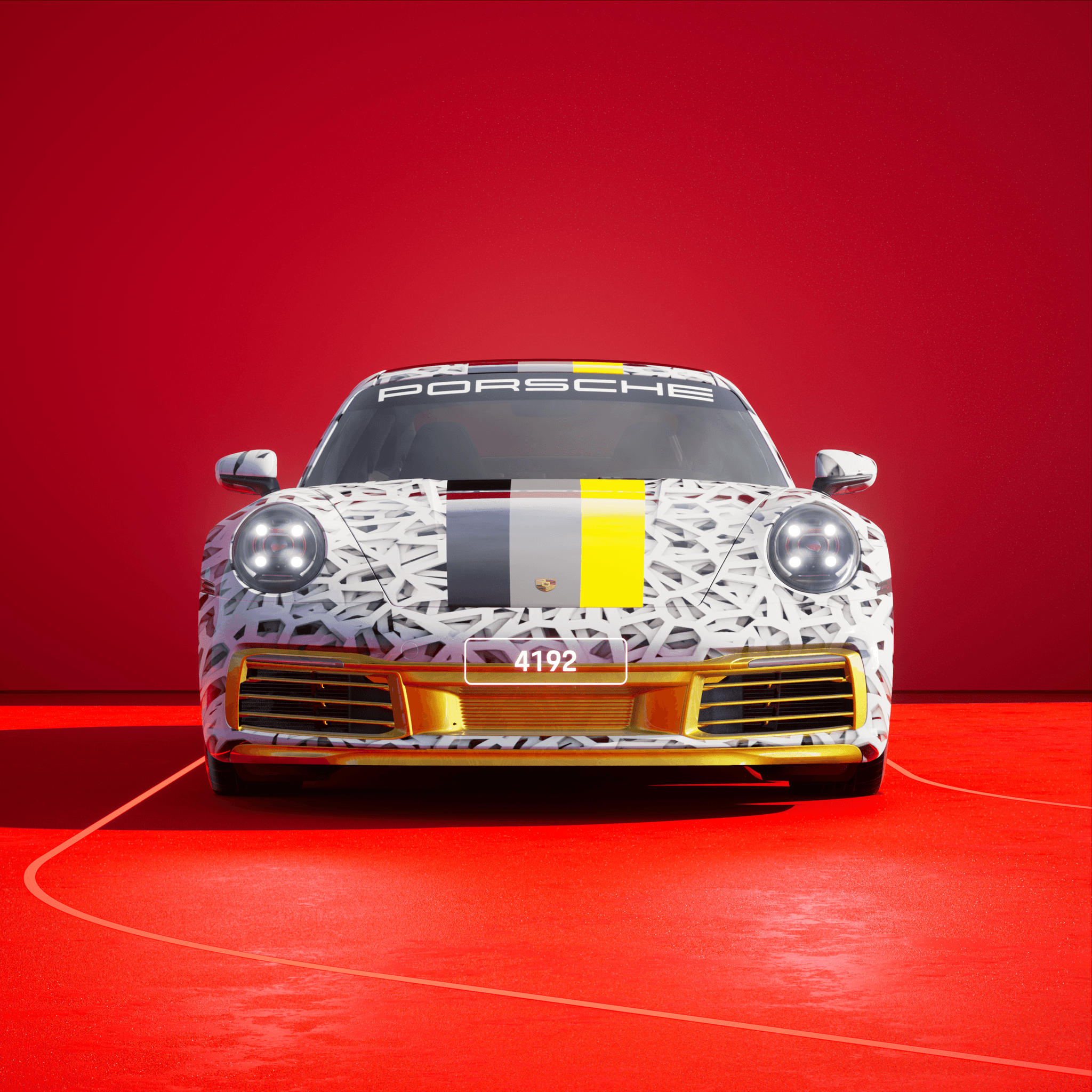 The PORSCHΞ 911 4192 image in phase