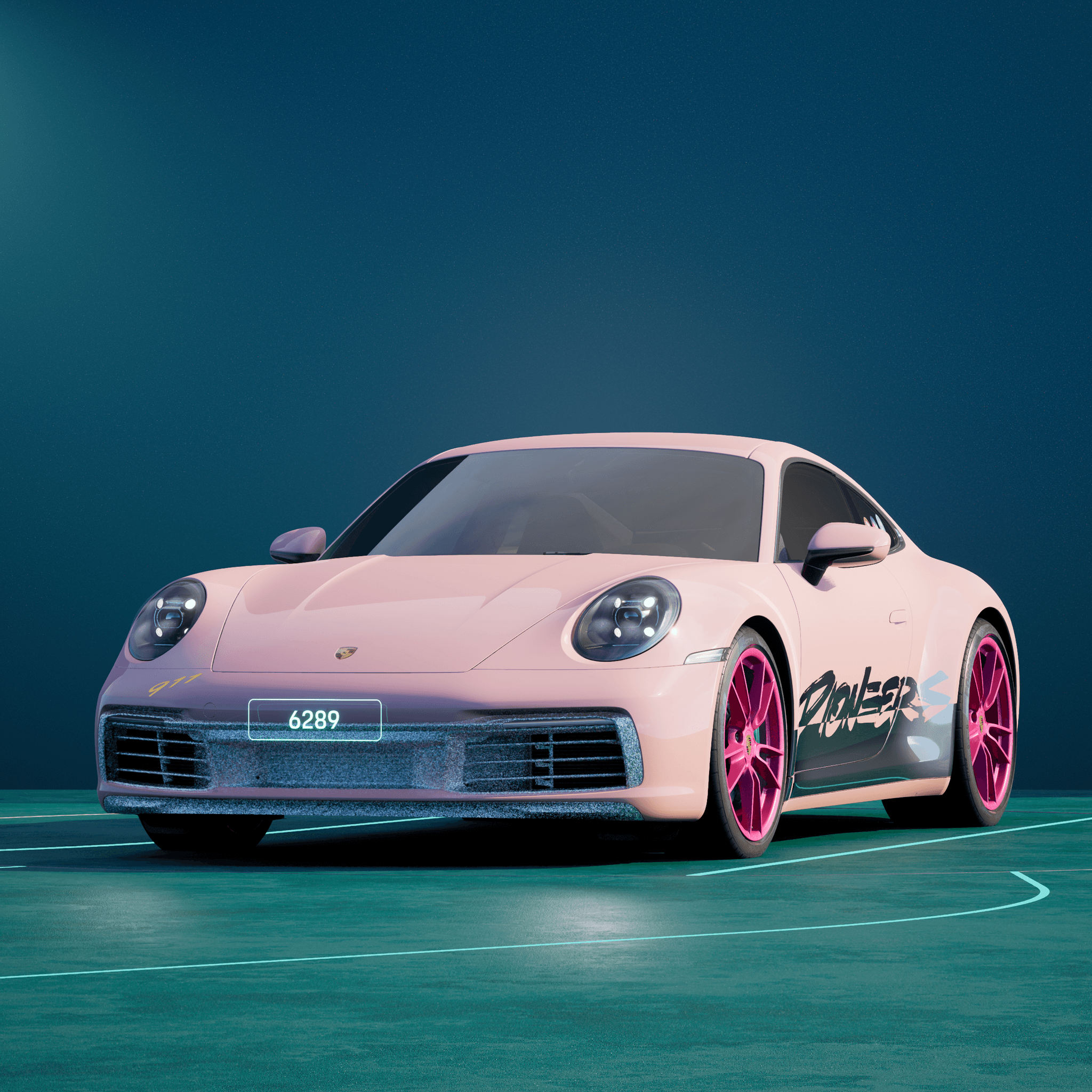 The PORSCHΞ 911 6289 image in phase