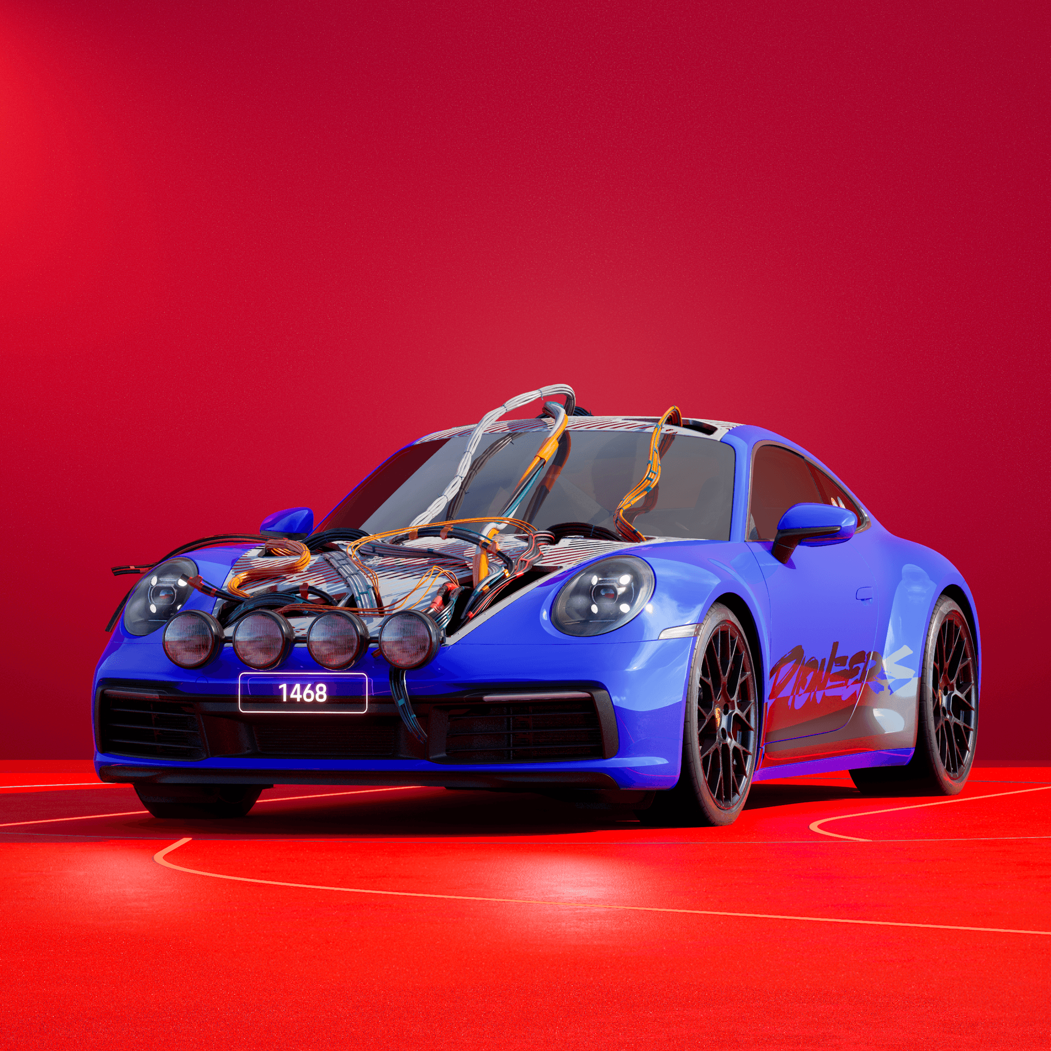 The PORSCHΞ 911 1468 image in phase