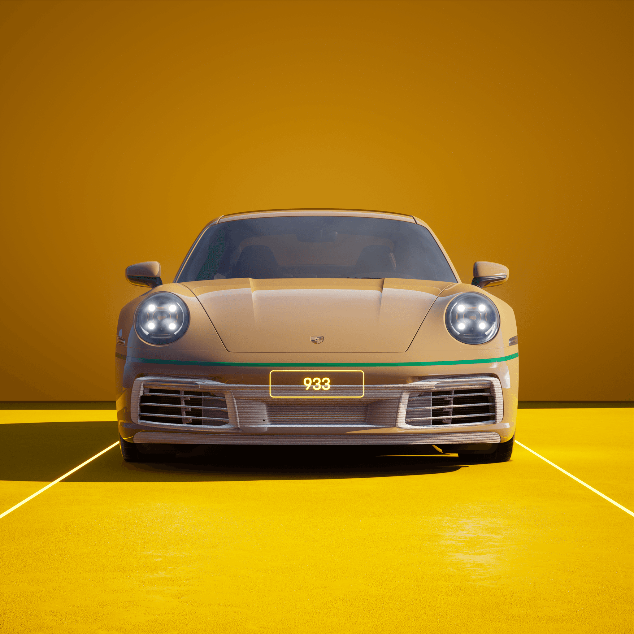 The PORSCHΞ 911 933 image in phase