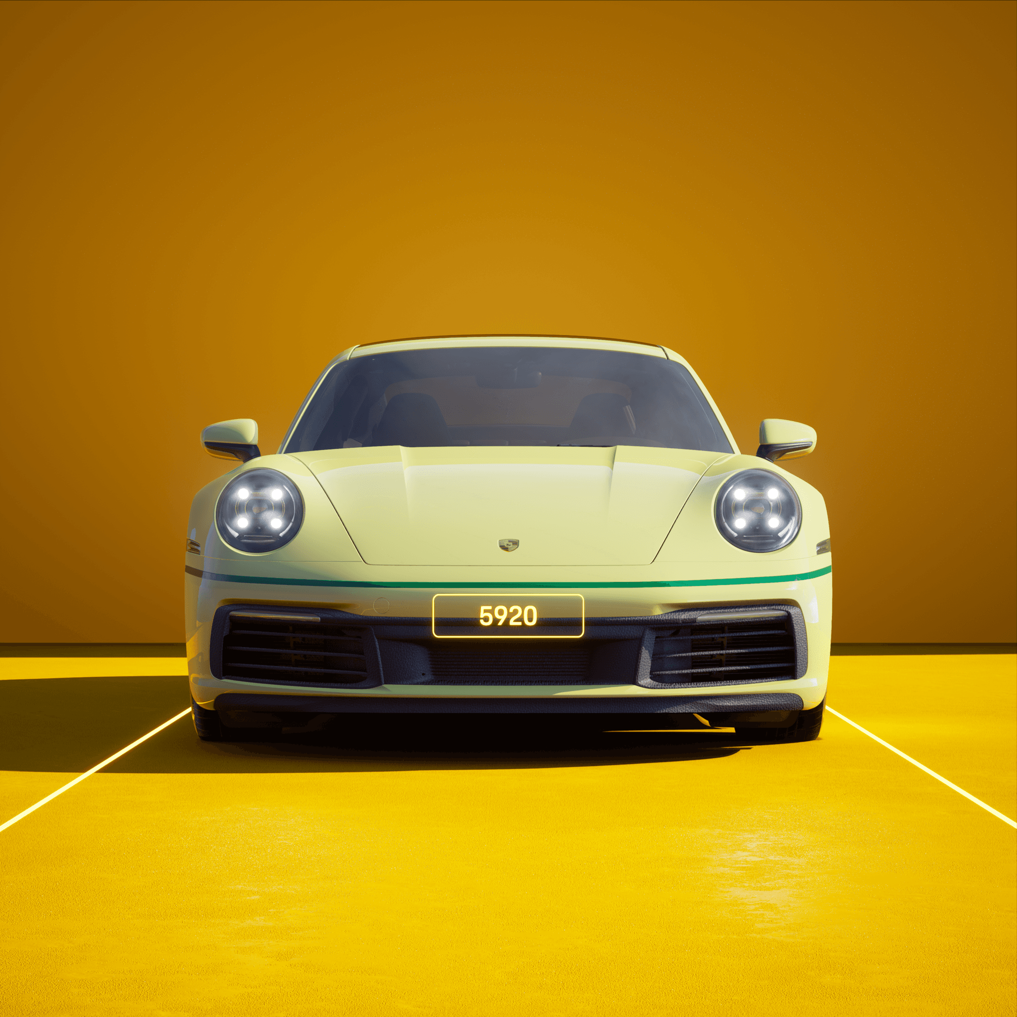 The PORSCHΞ 911 5920 image in phase