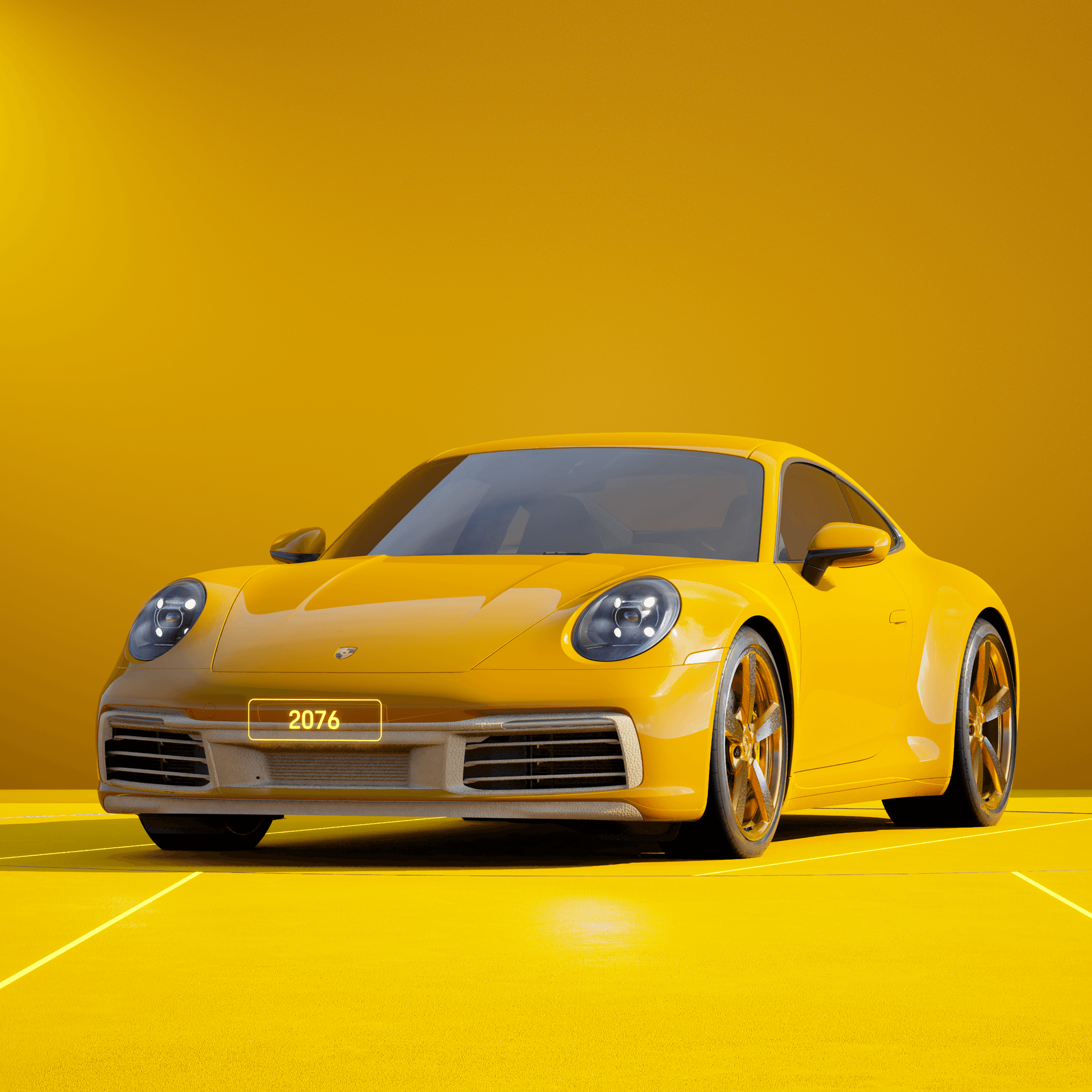 The PORSCHΞ 911 2076 image in phase