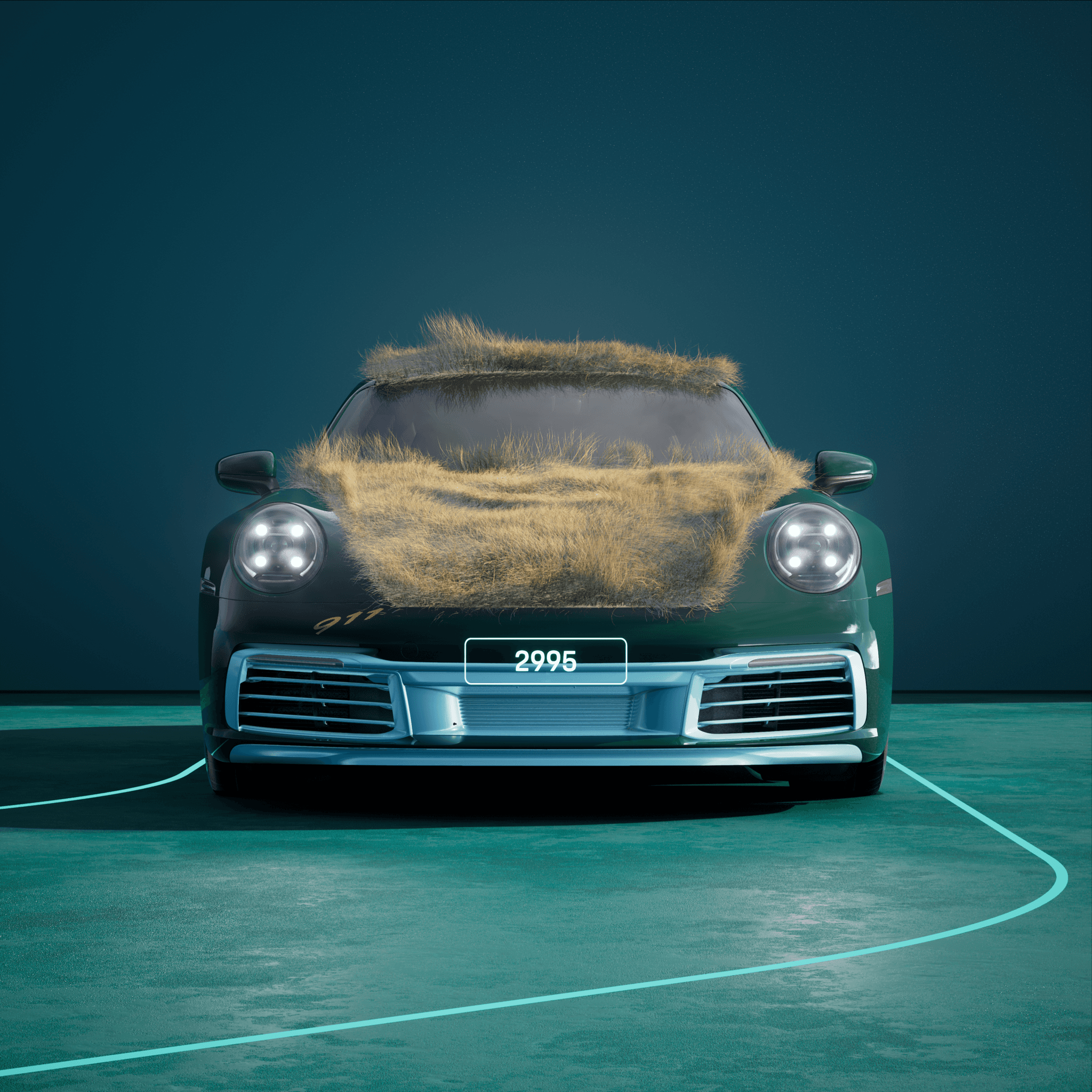 The PORSCHΞ 911 2995 image in phase