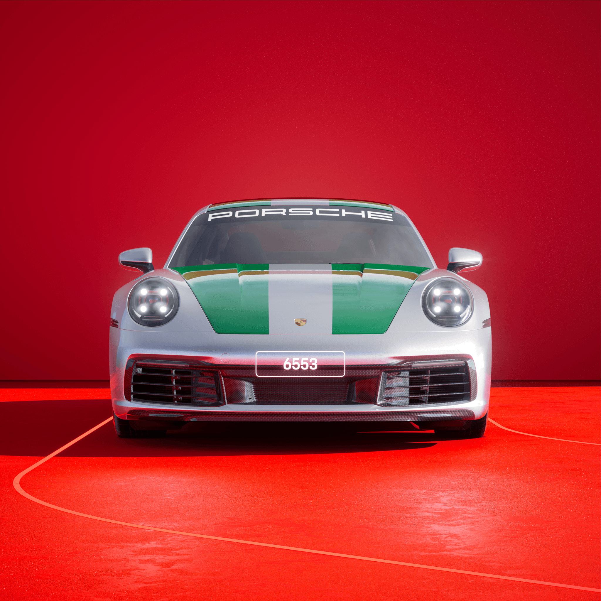 The PORSCHΞ 911 6553 image in phase