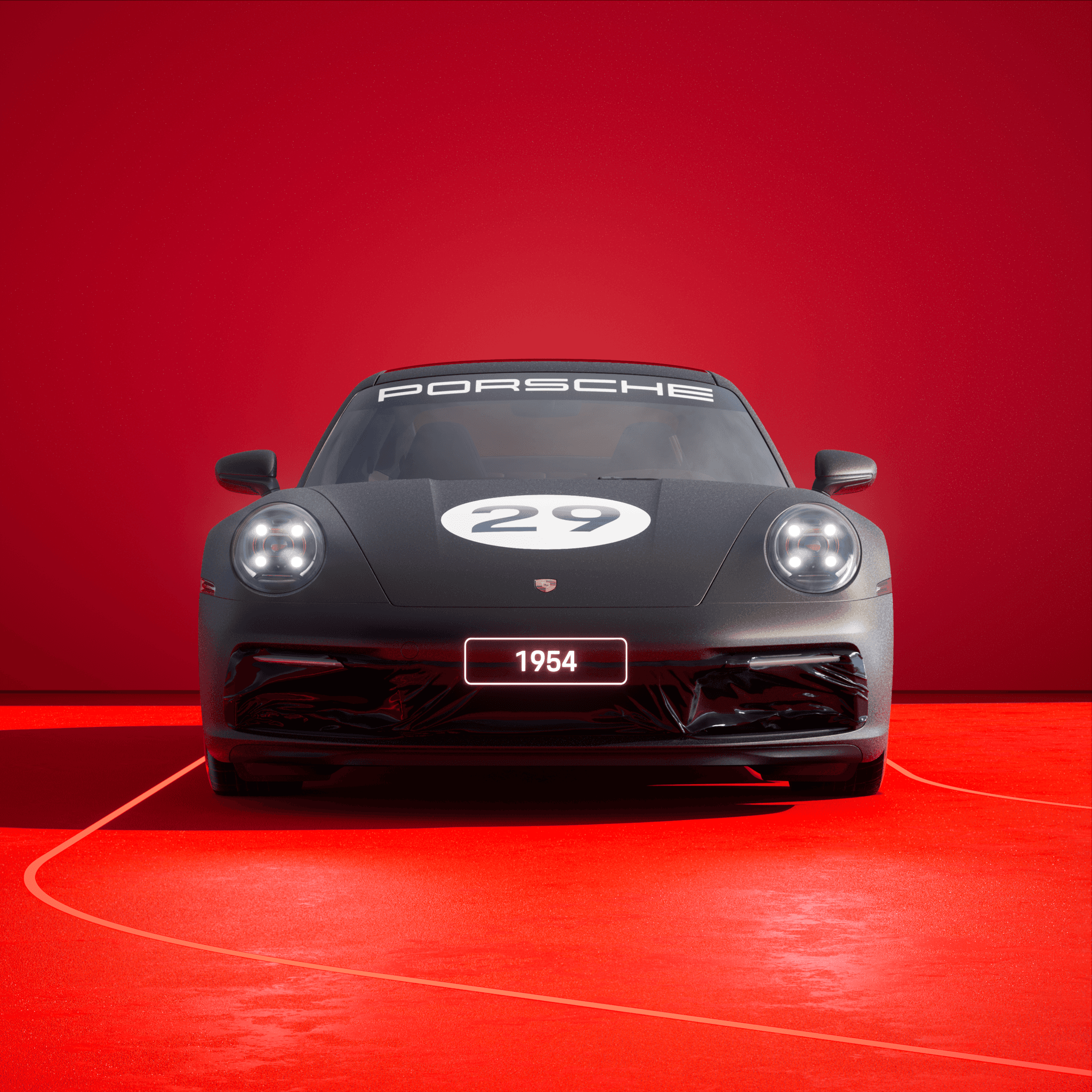 The PORSCHΞ 911 1954 image in phase