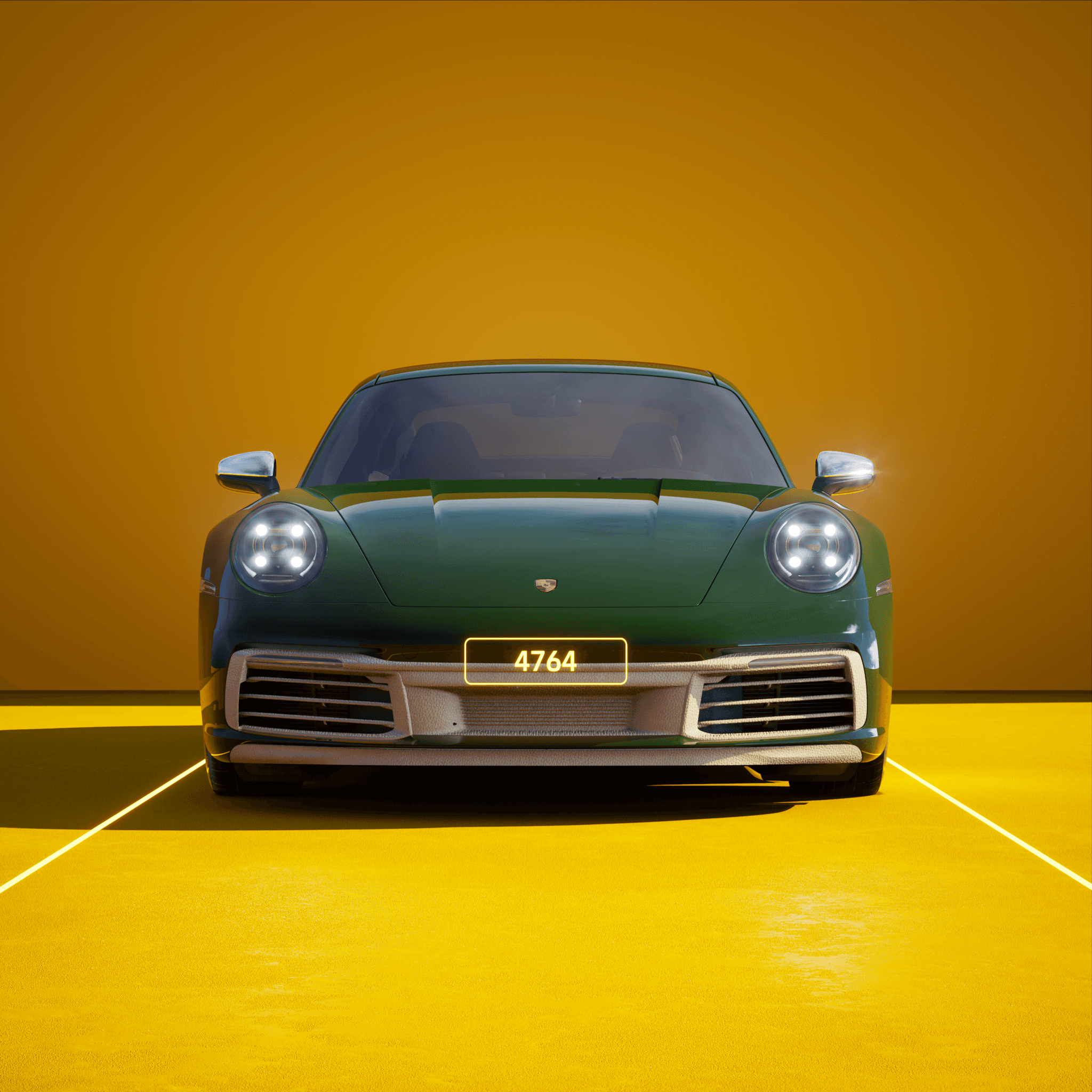 The PORSCHΞ 911 4764 image in phase