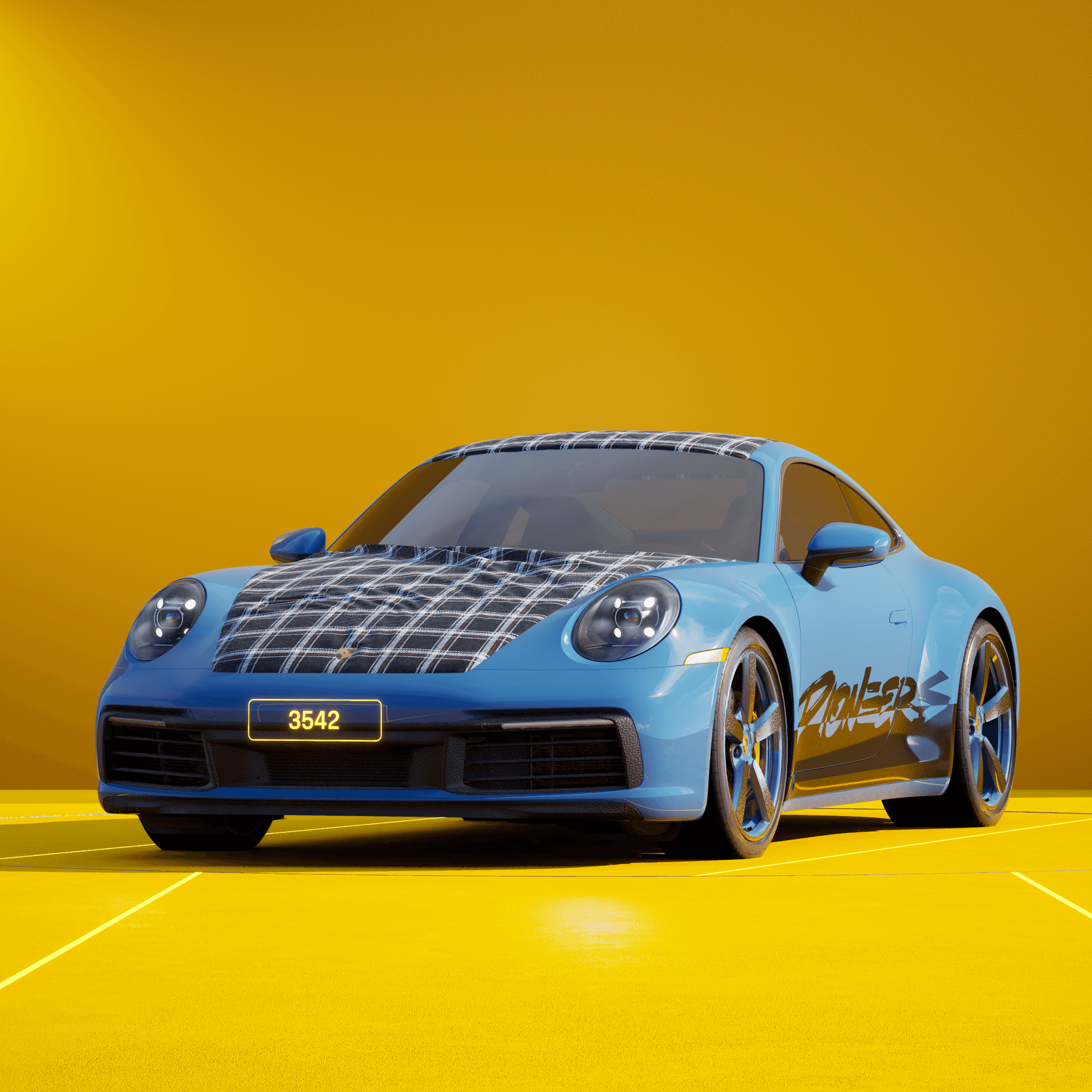 The PORSCHΞ 911 3542 image in phase