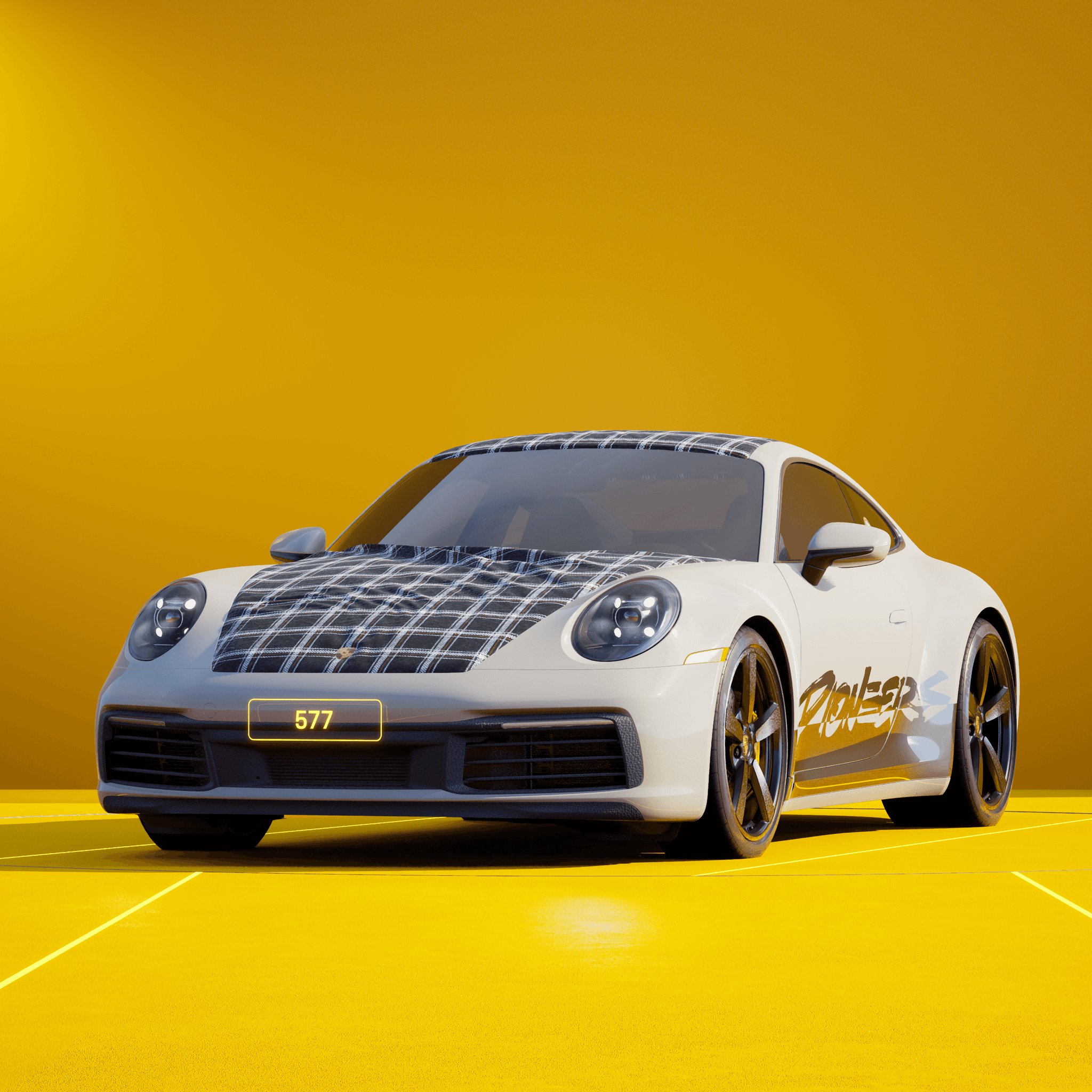 The PORSCHΞ 911 577 image in phase