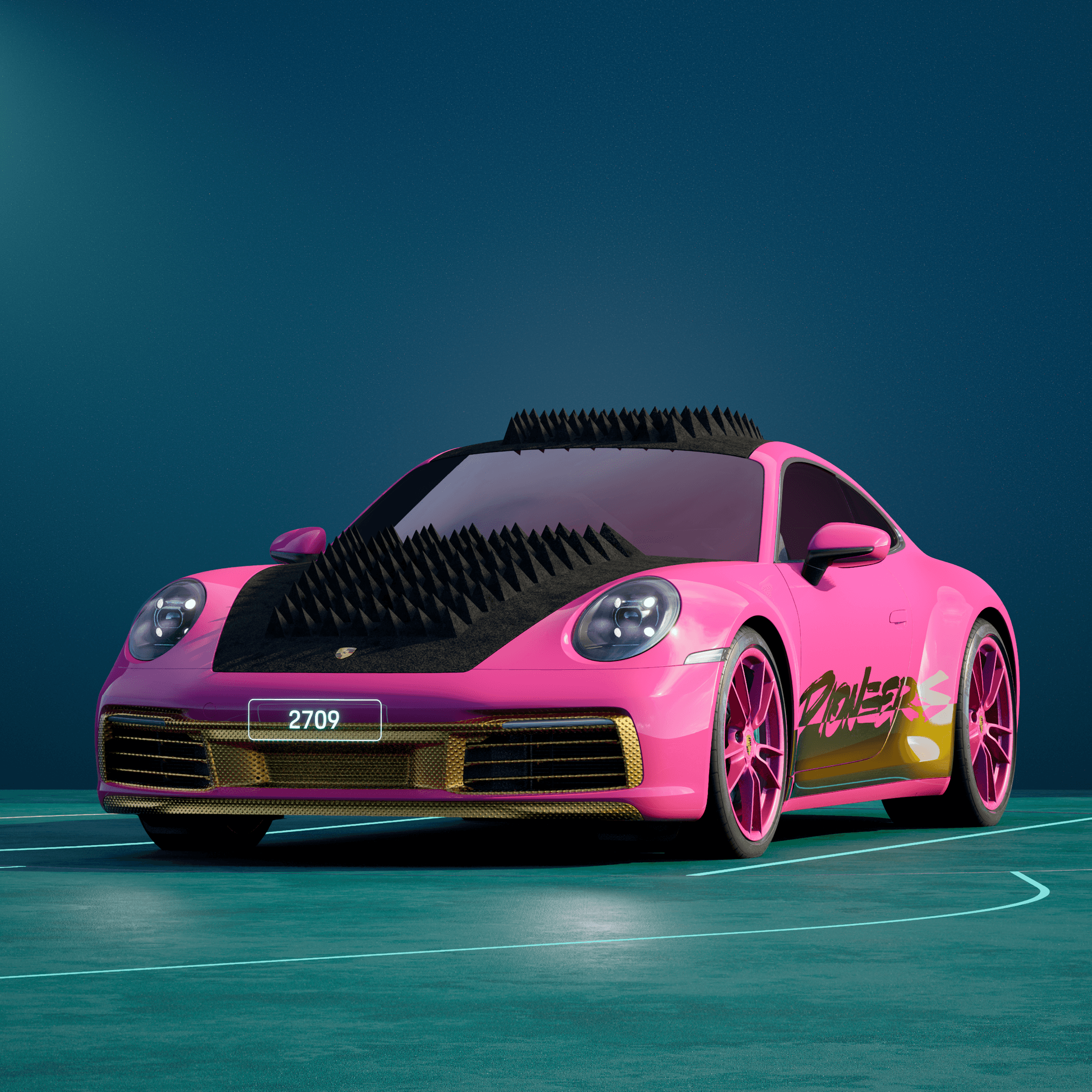 The PORSCHΞ 911 2709 image in phase