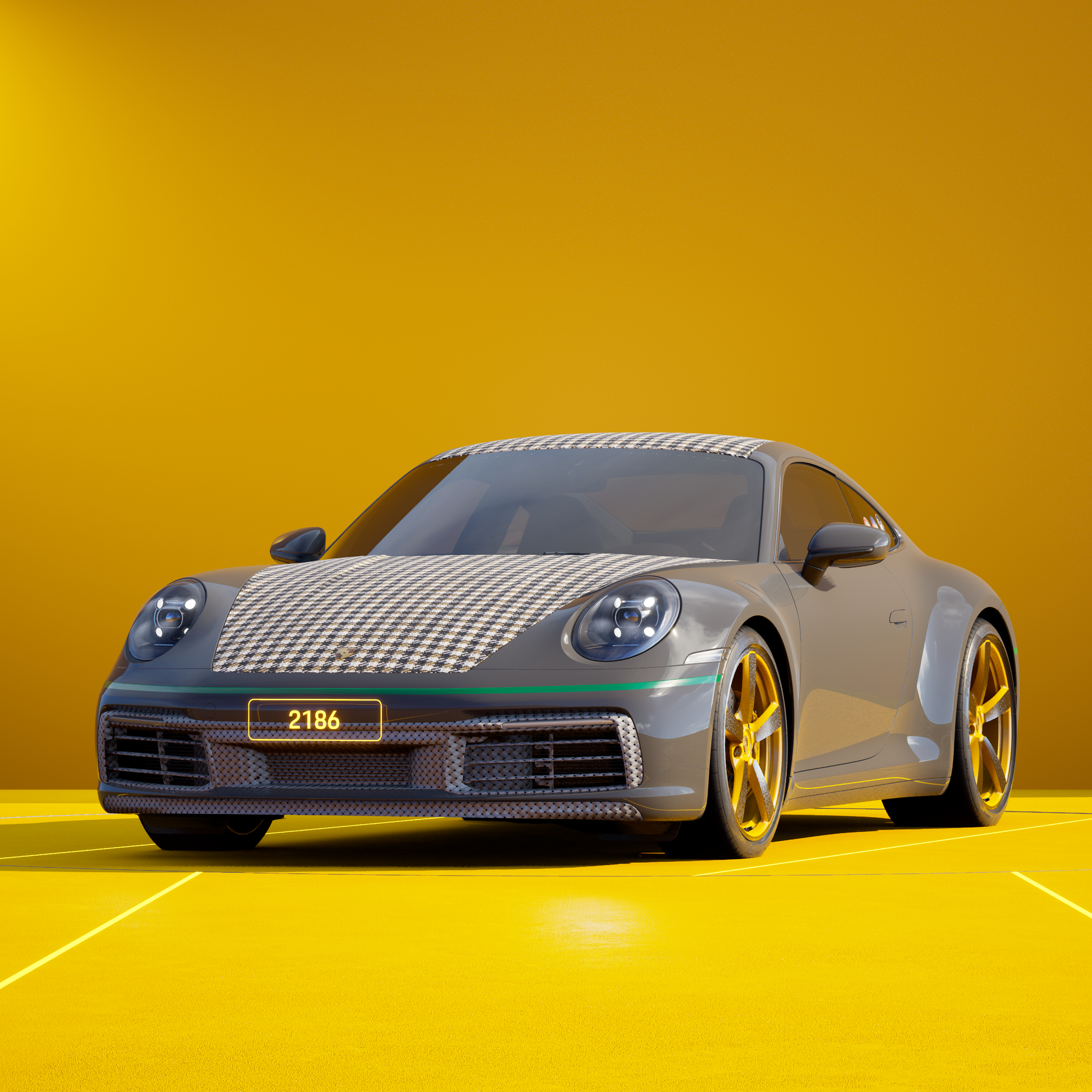 The PORSCHΞ 911 2186 image in phase