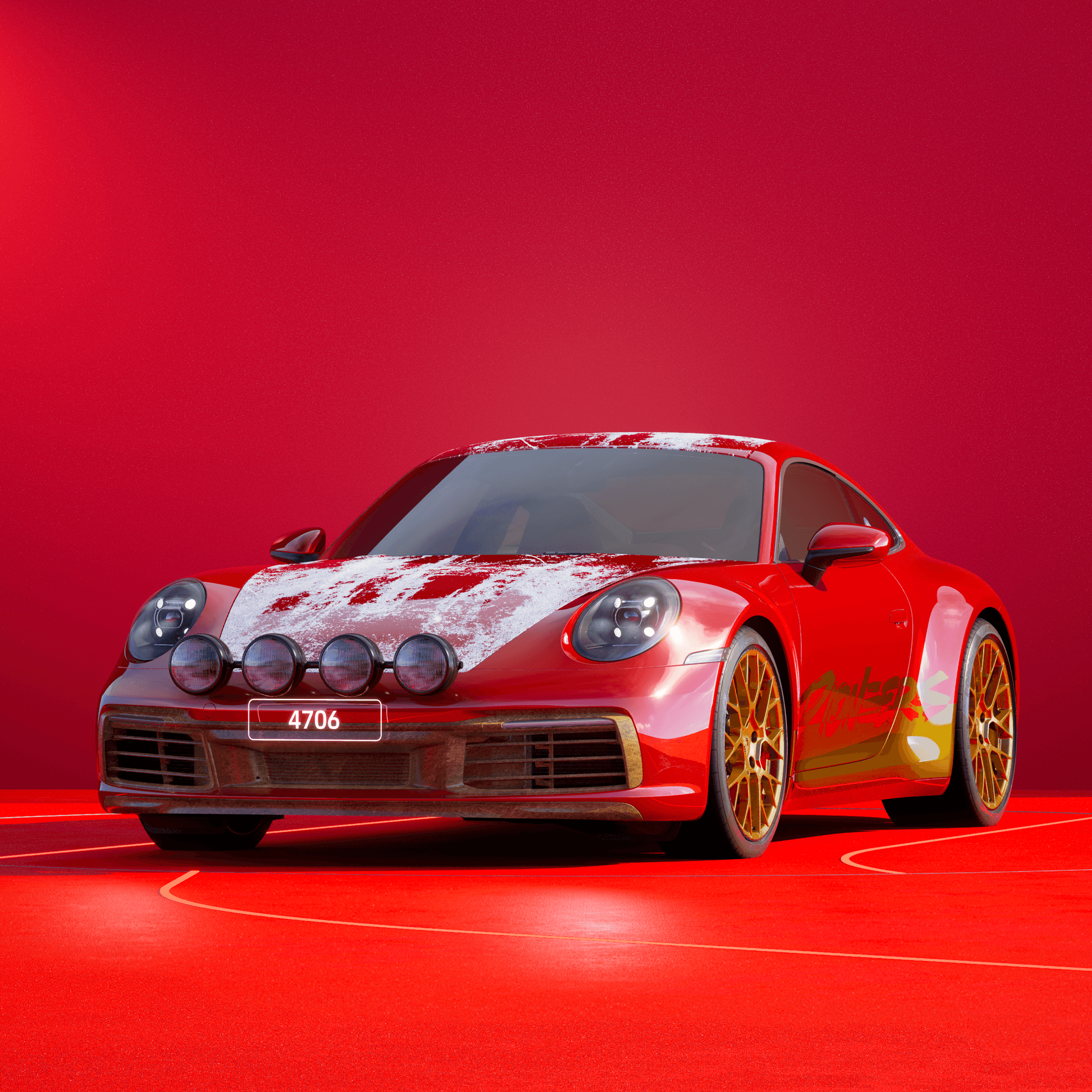 The PORSCHΞ 911 4706 image in phase