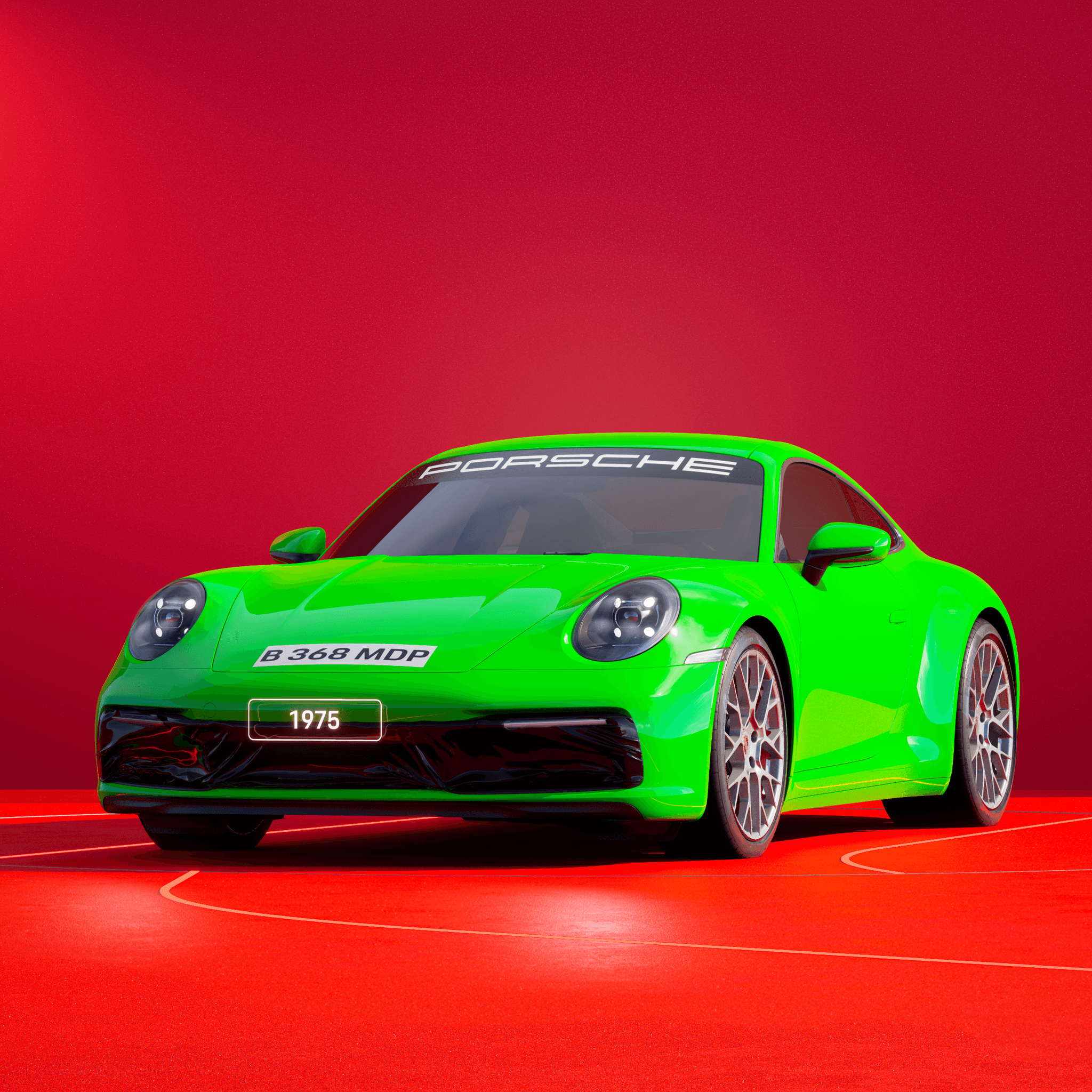 The PORSCHΞ 911 1975 image in phase