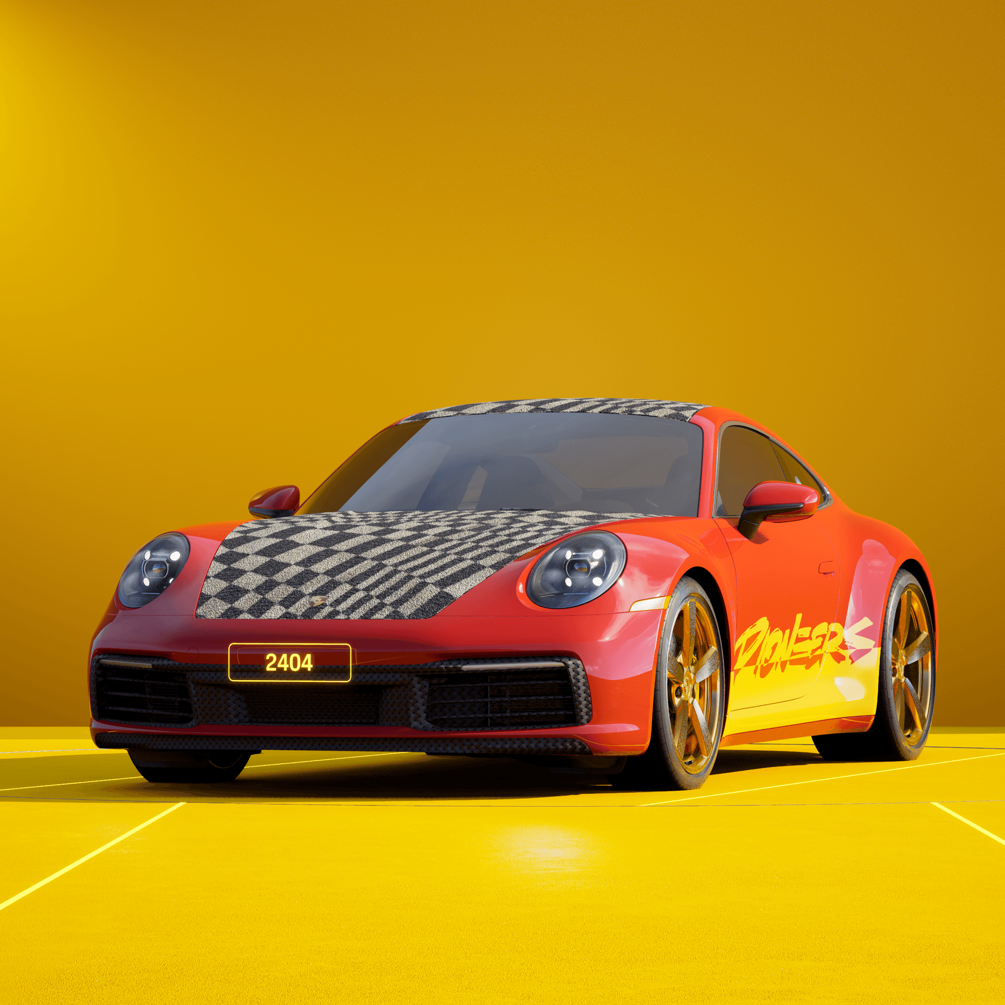 The PORSCHΞ 911 2404 image in phase