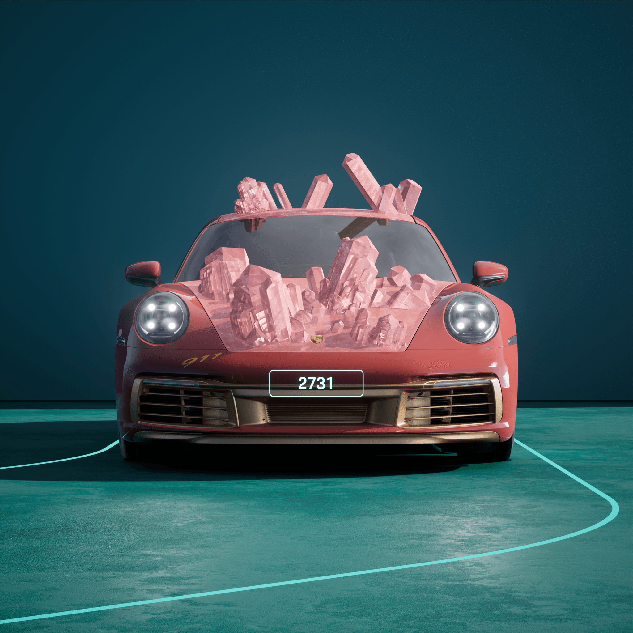 The PORSCHΞ 911 2731 image in phase