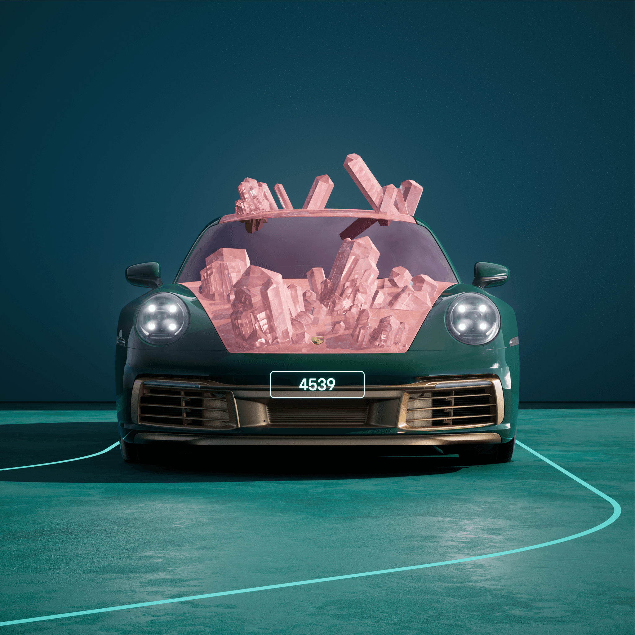 The PORSCHΞ 911 4539 image in phase