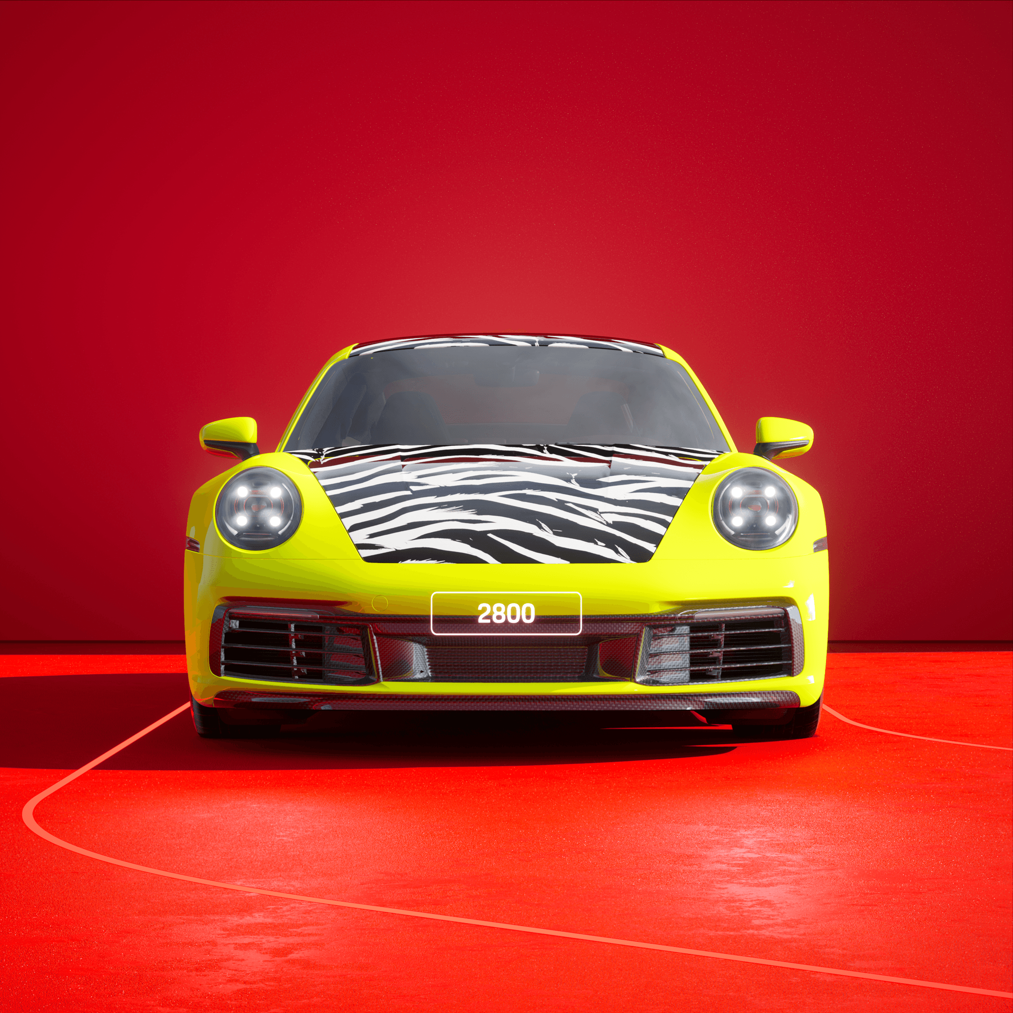 The PORSCHΞ 911 2800 image in phase