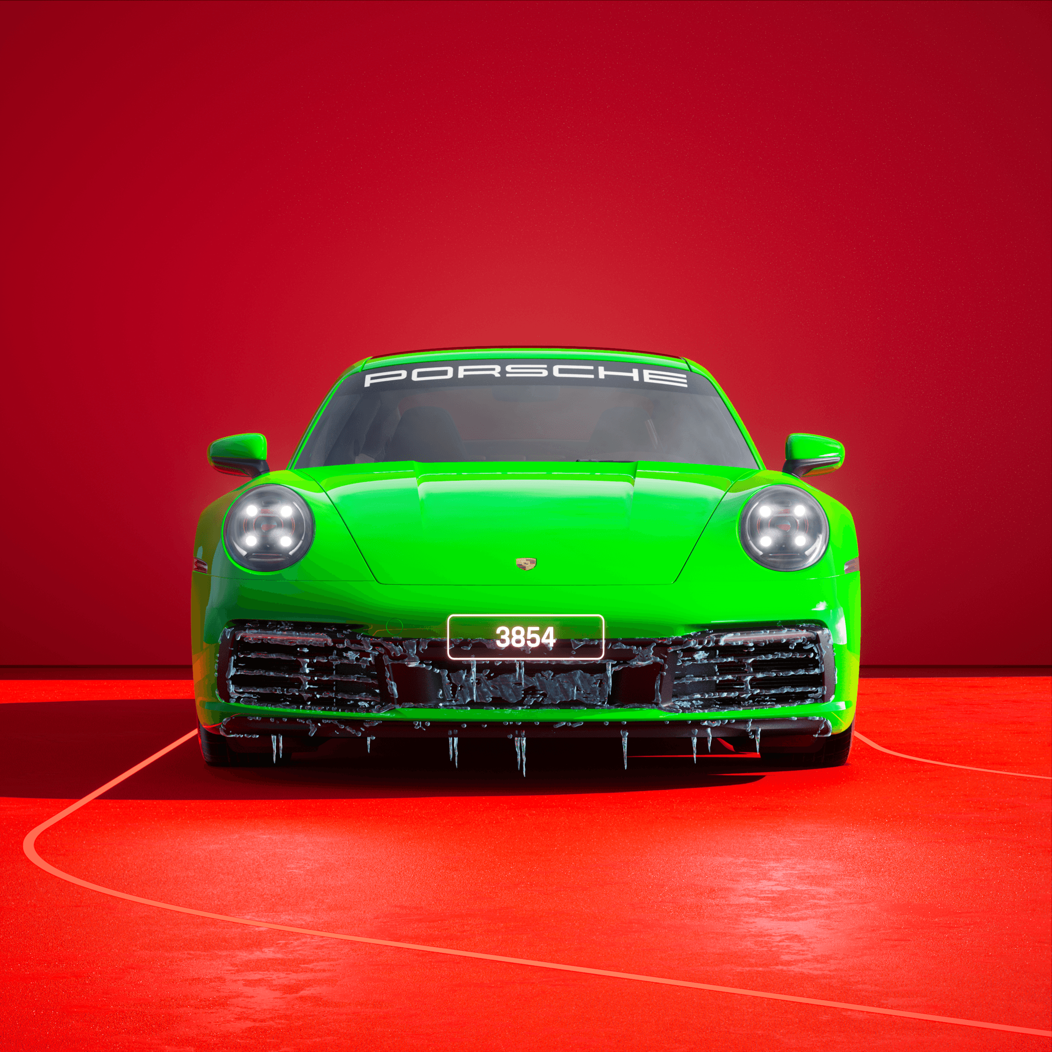 The PORSCHΞ 911 3854 image in phase