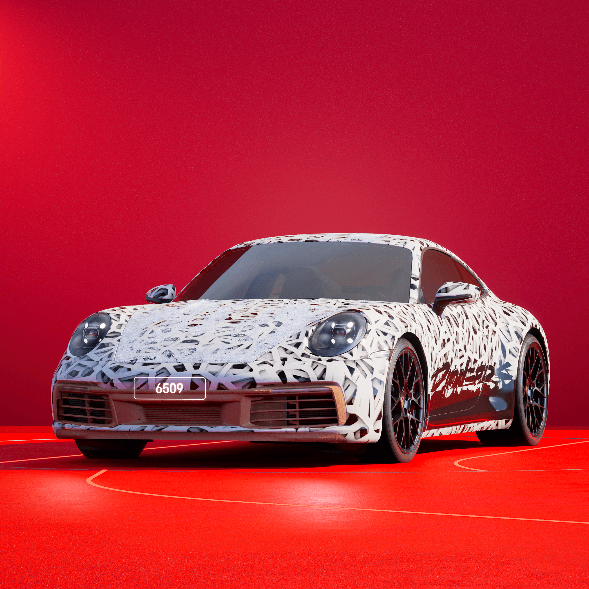 The PORSCHΞ 911 6509 image in phase