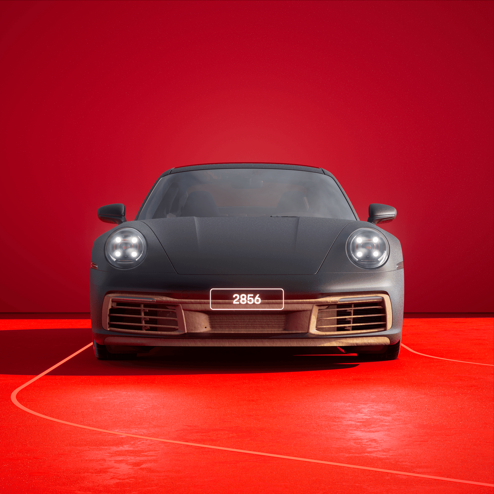 The PORSCHΞ 911 2856 image in phase