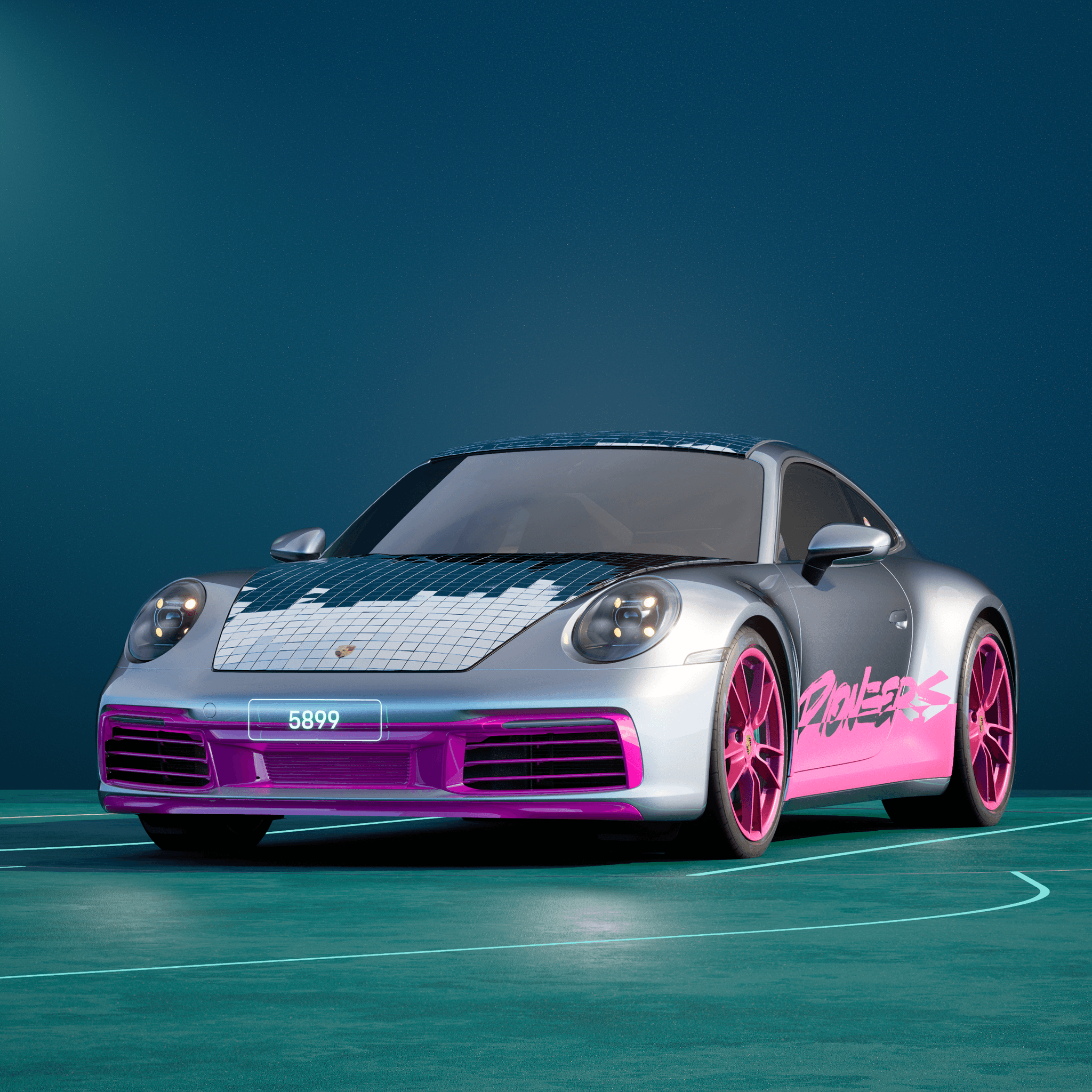 The PORSCHΞ 911 5899 image in phase