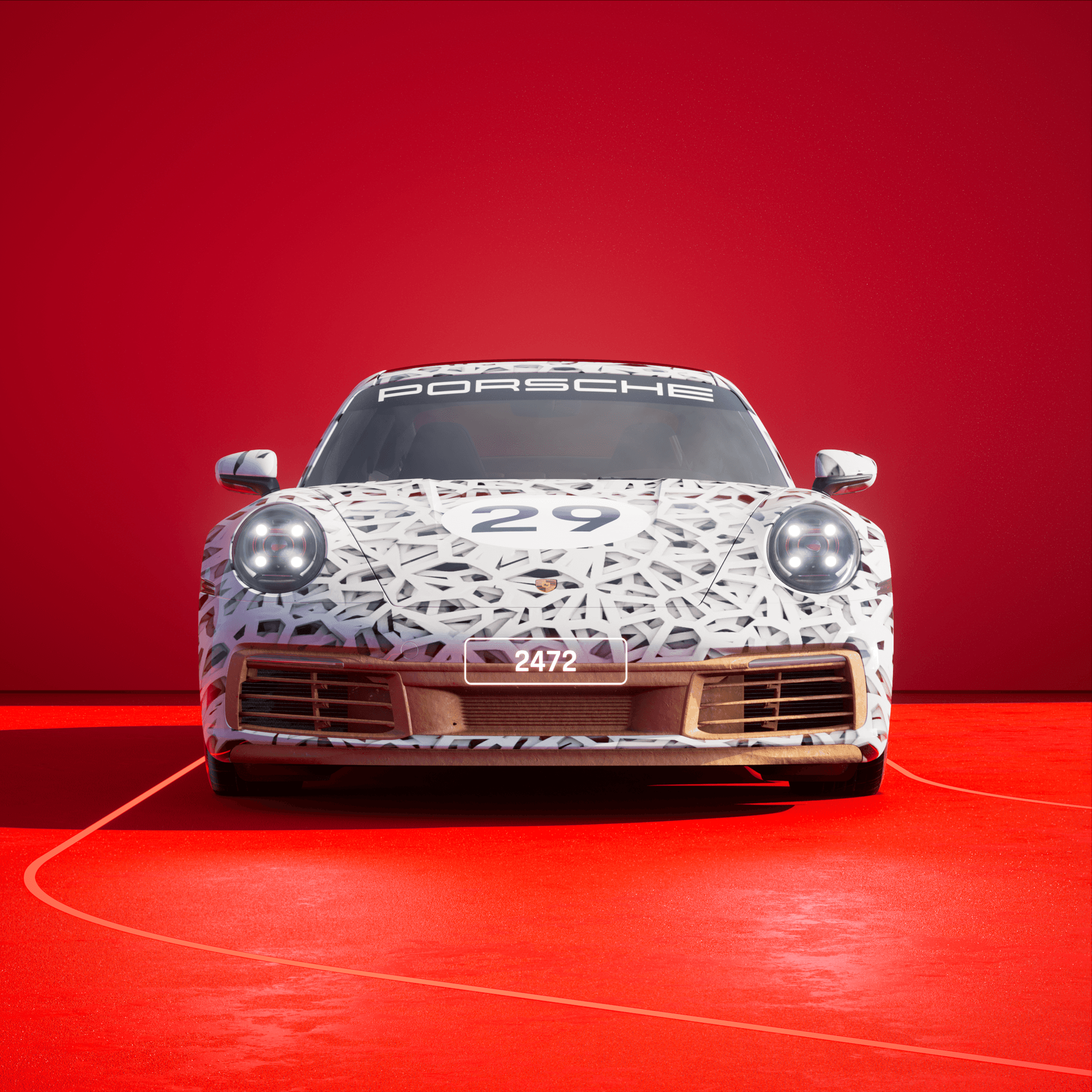 The PORSCHΞ 911 2472 image in phase
