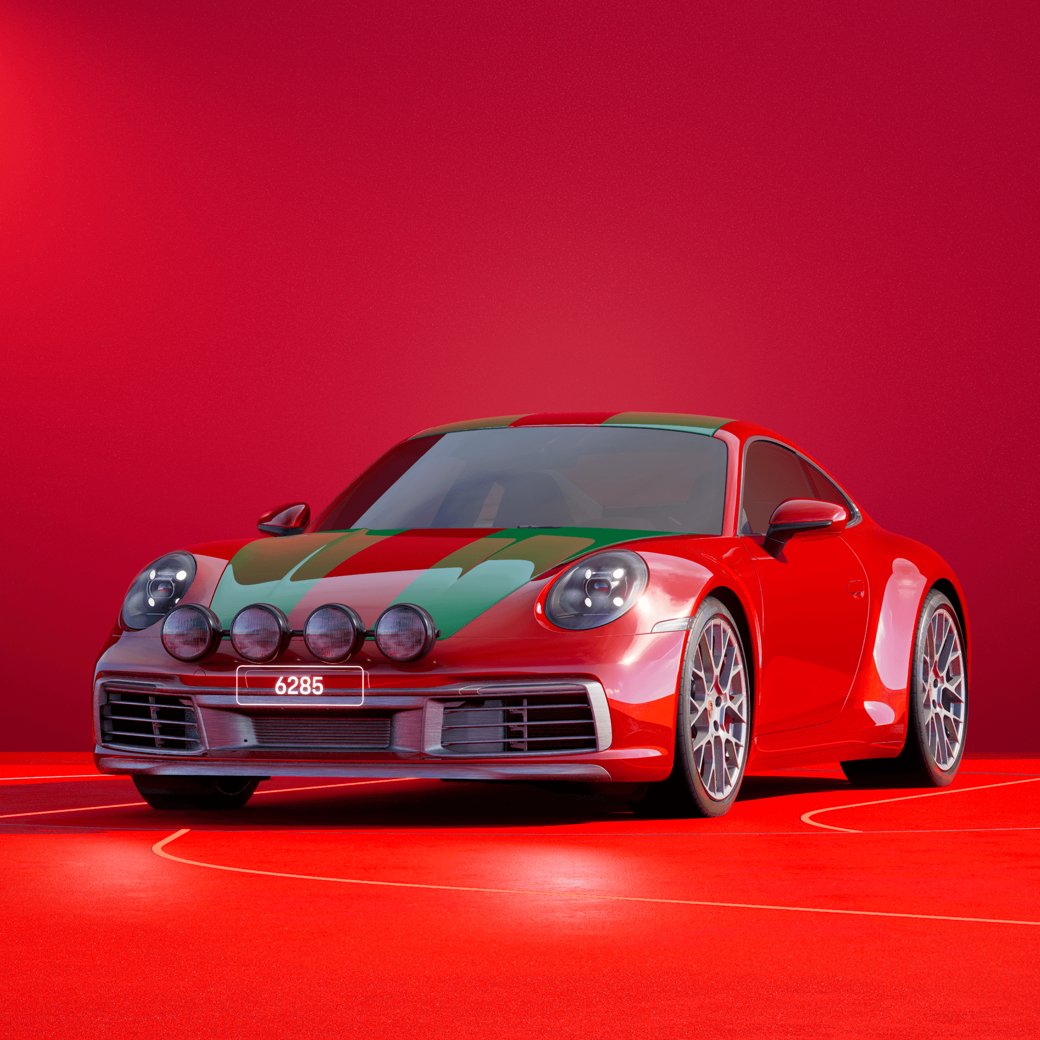 The PORSCHΞ 911 6285 image in phase