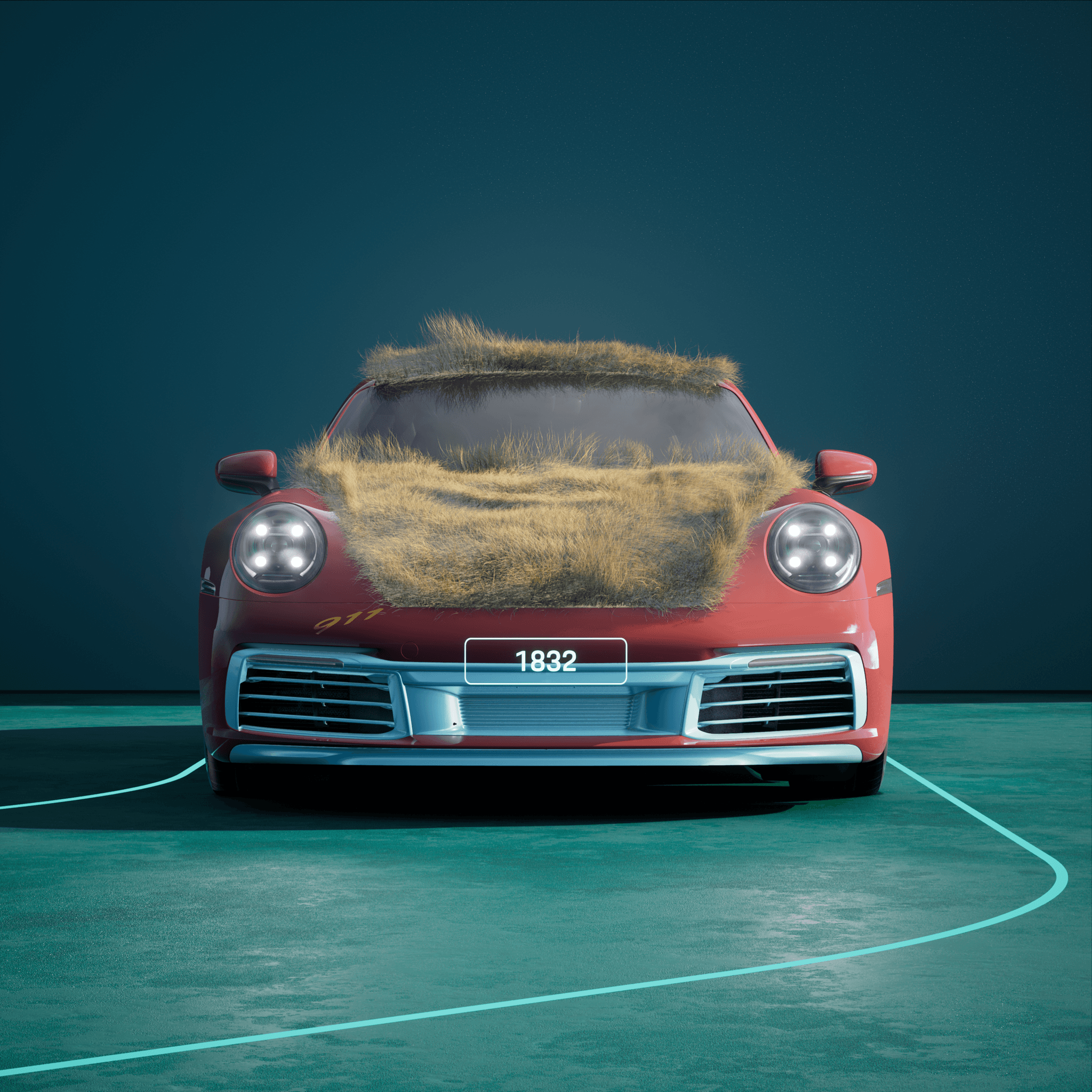 The PORSCHΞ 911 1832 image in phase