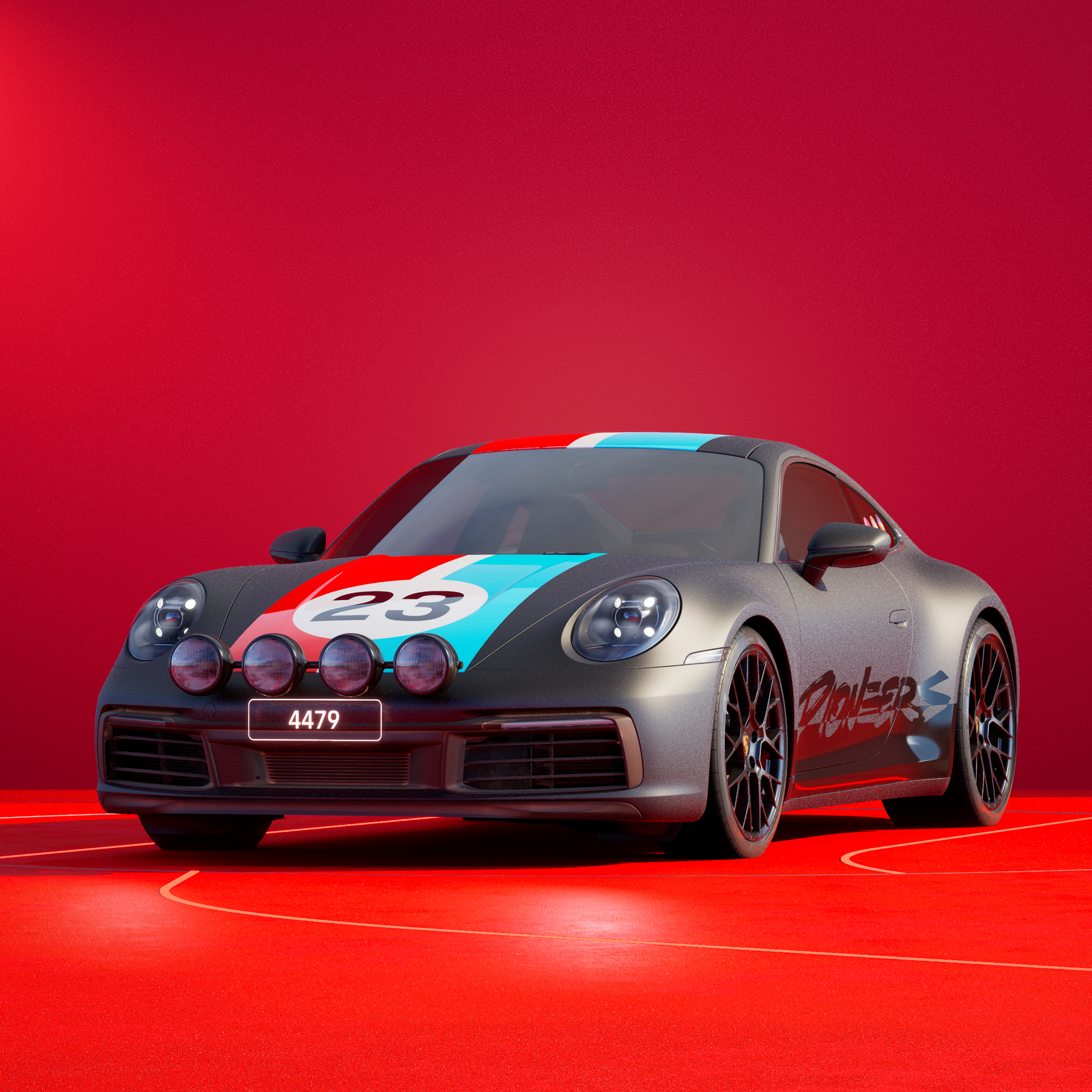 The PORSCHΞ 911 4479 image in phase
