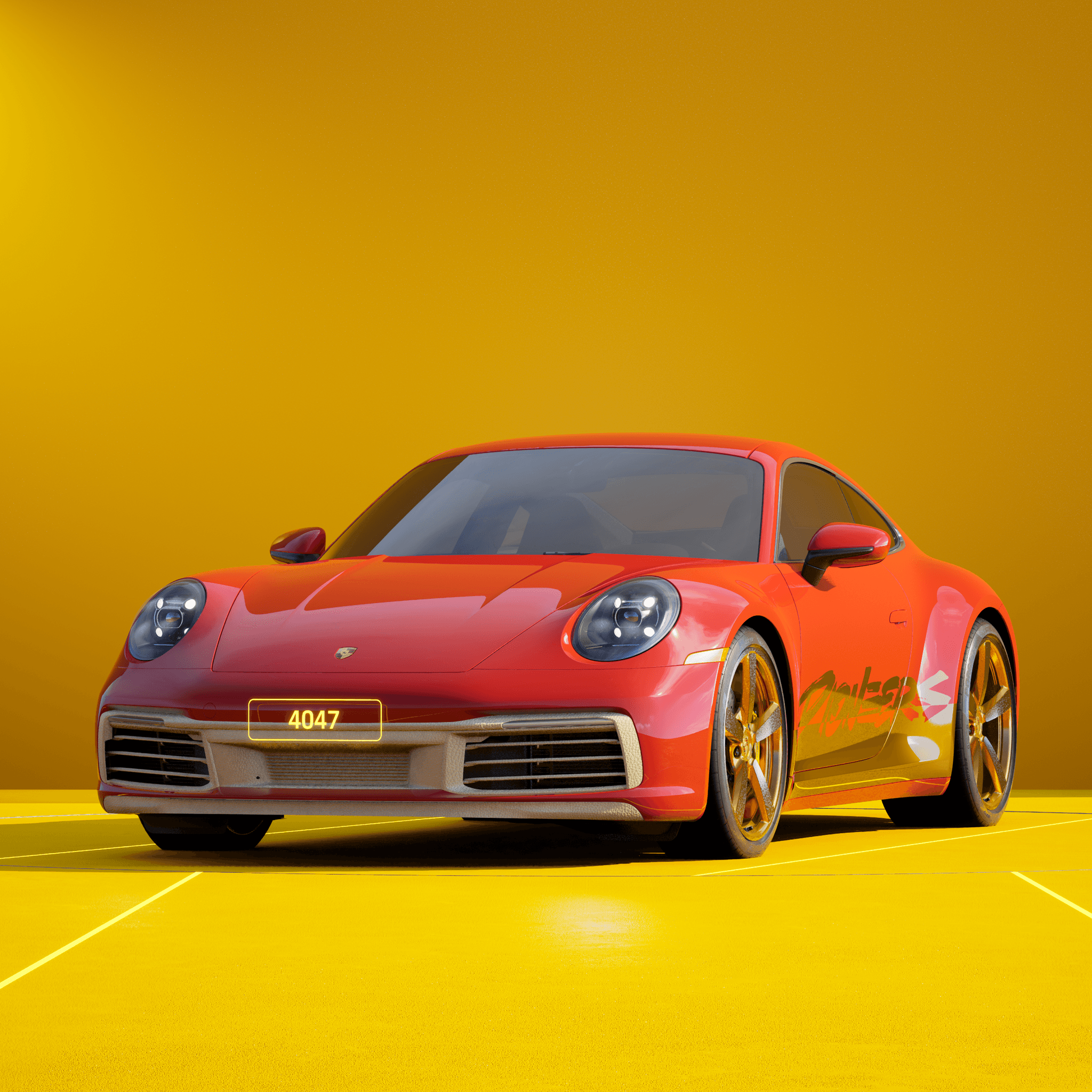 The PORSCHΞ 911 4047 image in phase