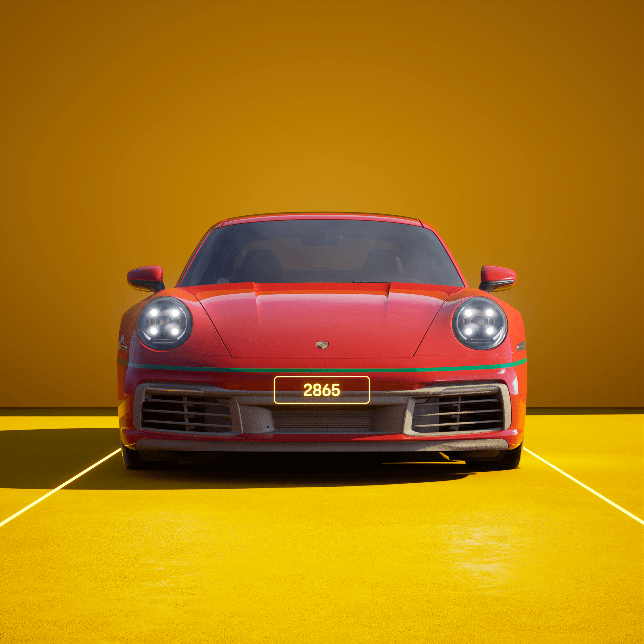 The PORSCHΞ 911 2865 image in phase