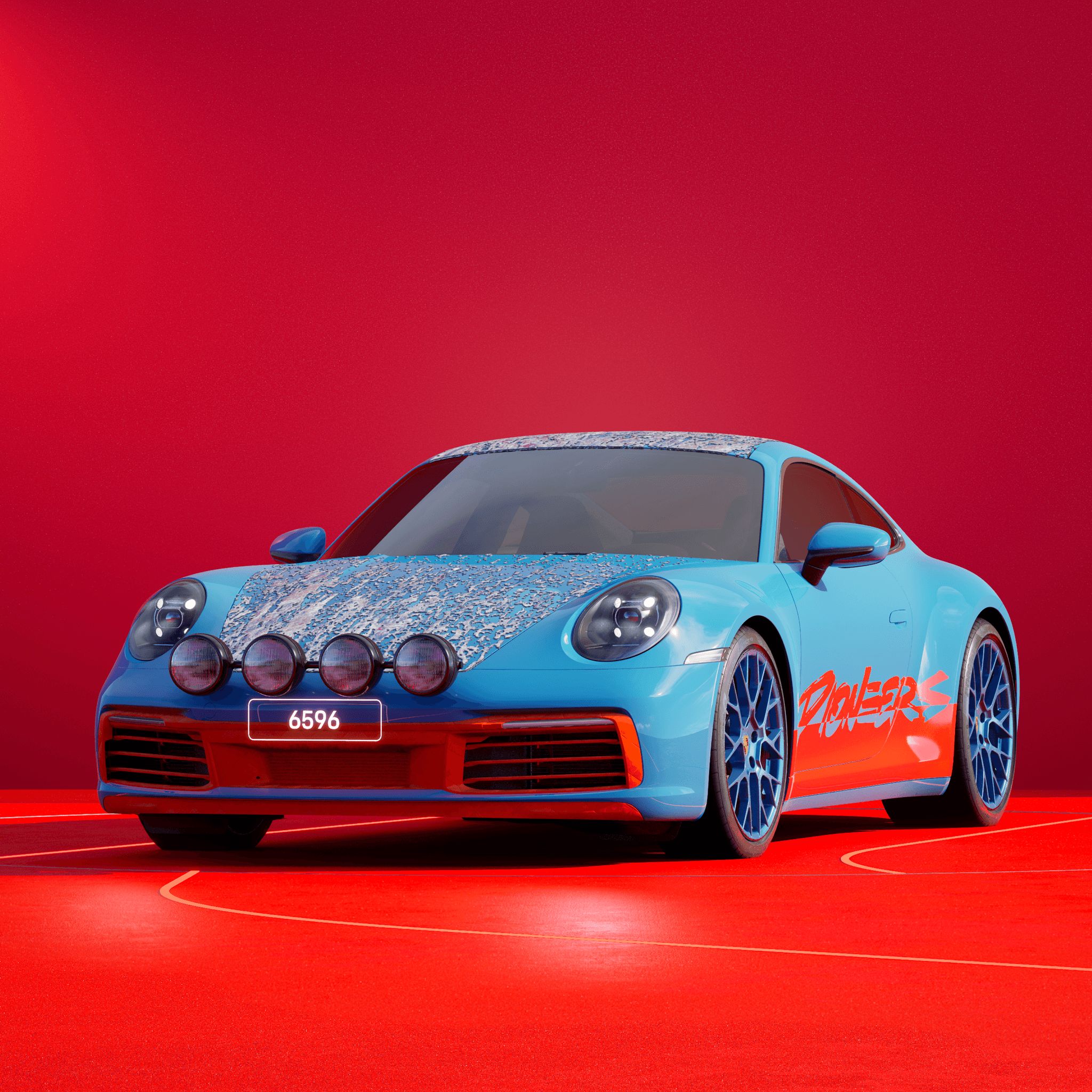 The PORSCHΞ 911 6596 image in phase