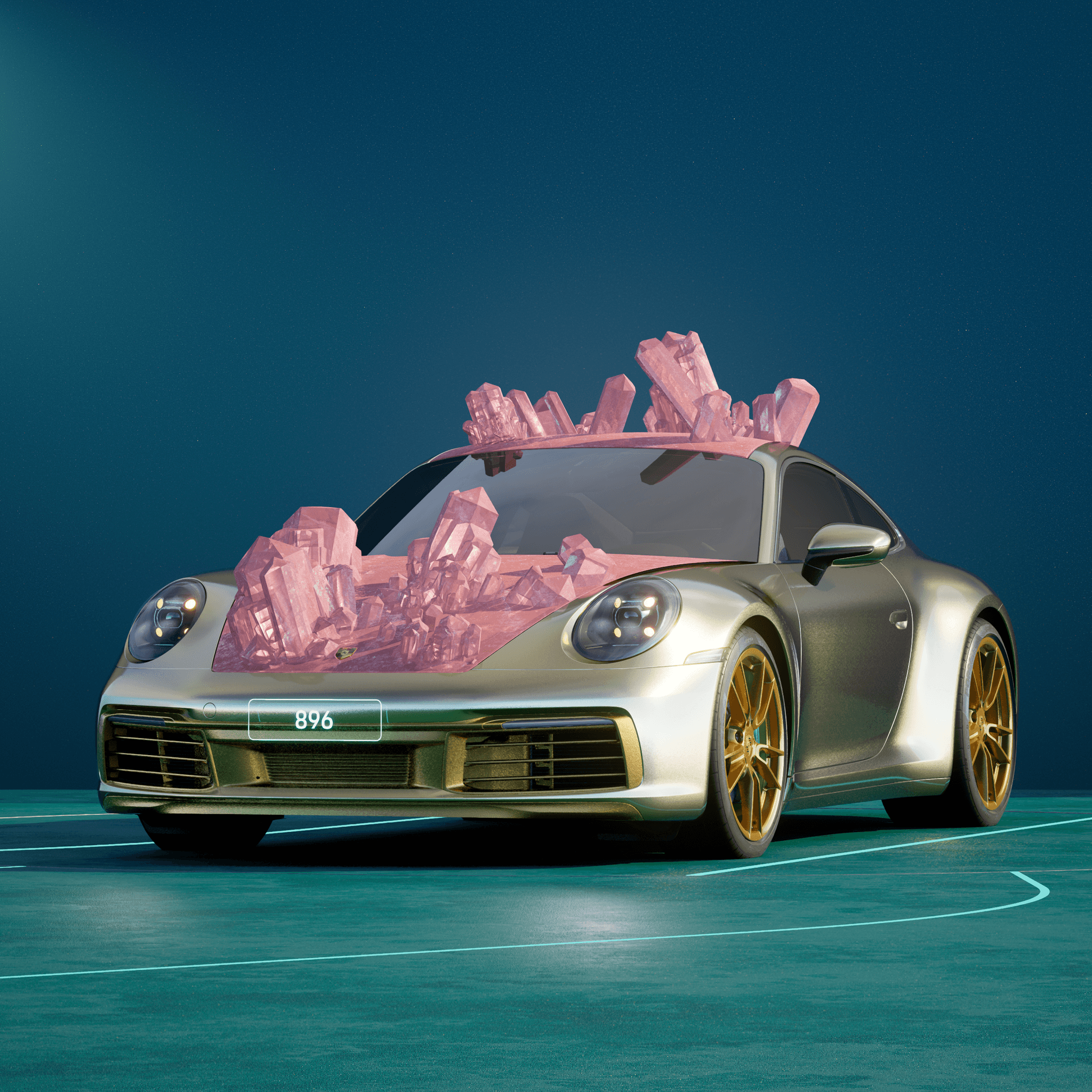 The PORSCHΞ 911 896 image in phase