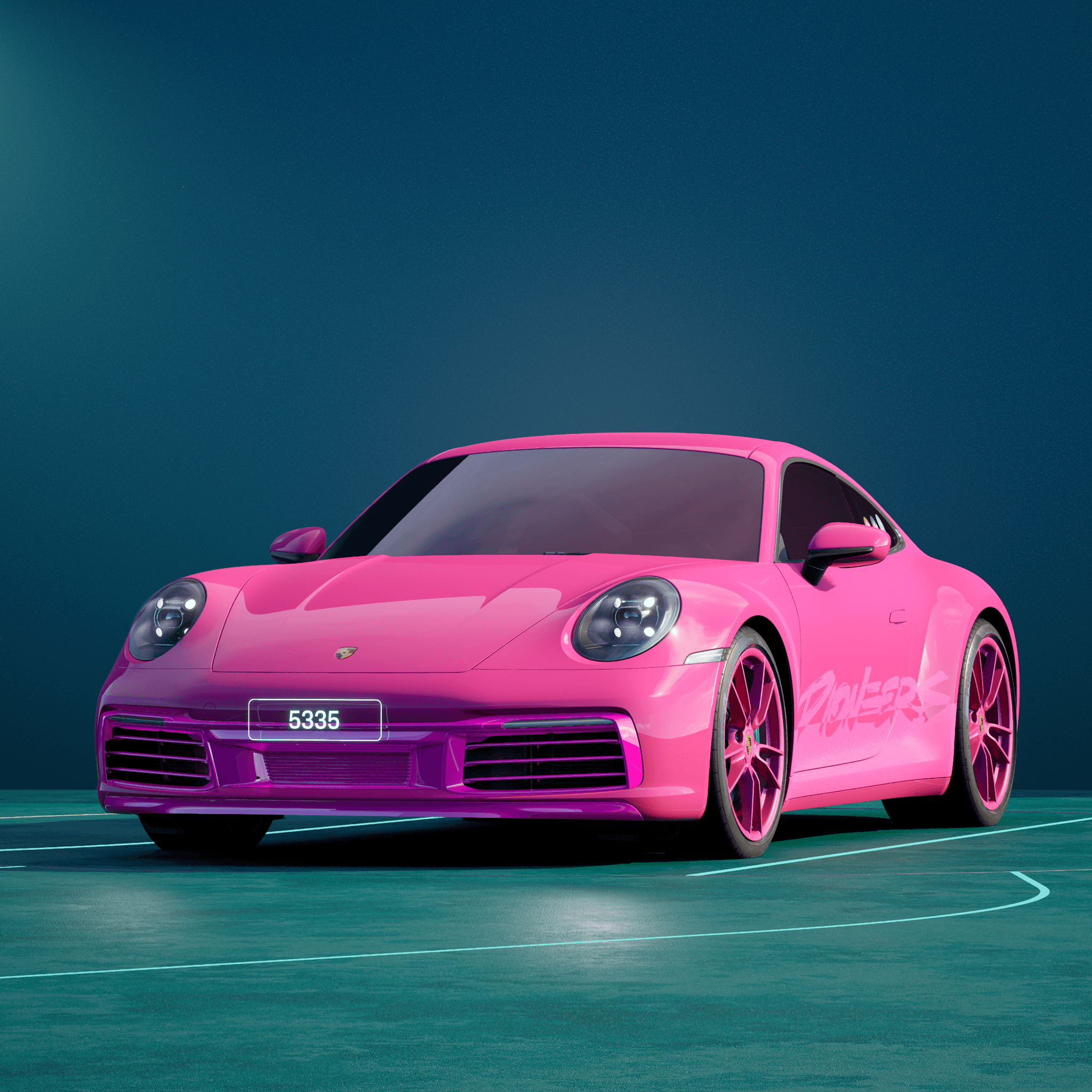 The PORSCHΞ 911 5335 image in phase