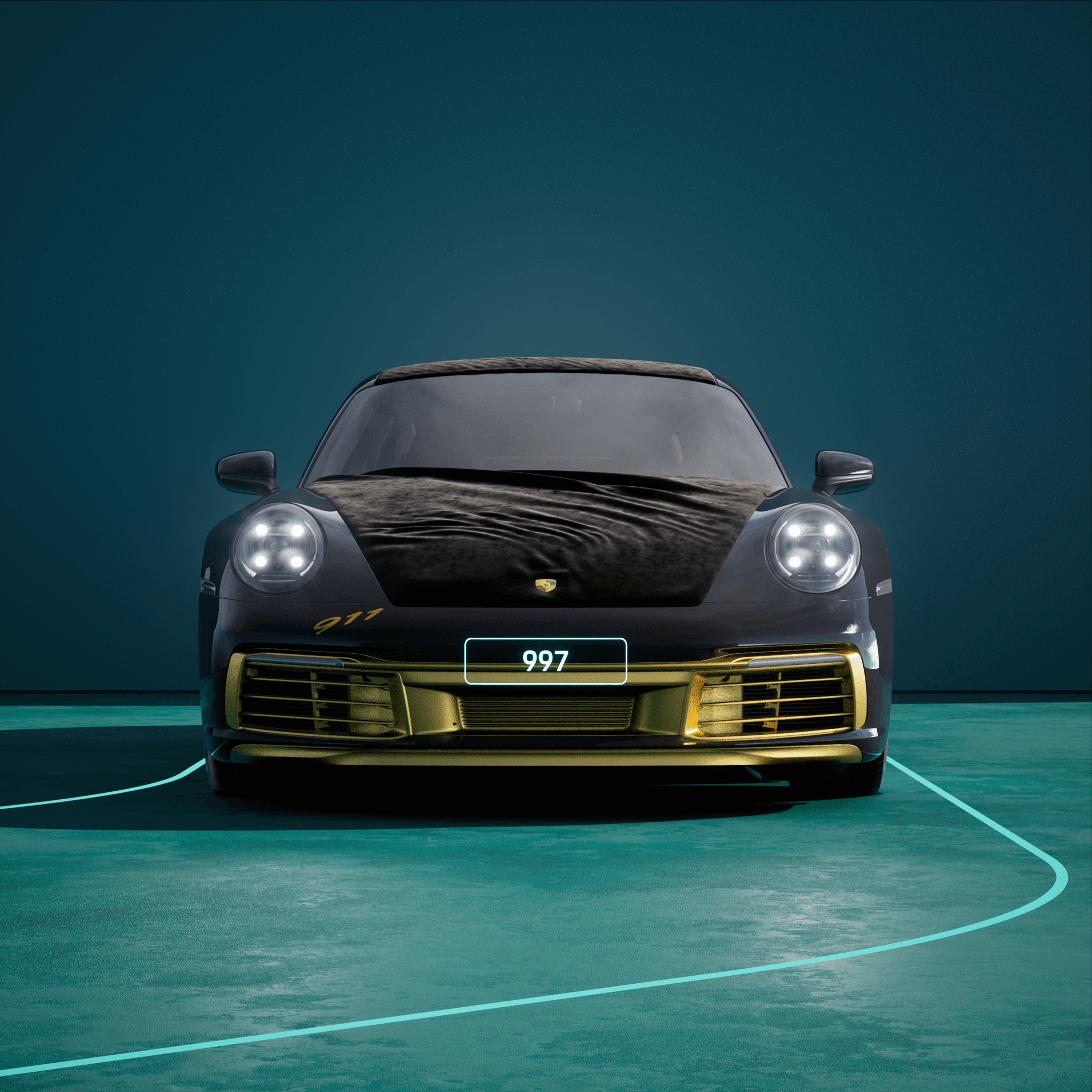 The PORSCHΞ 911 997 image in phase