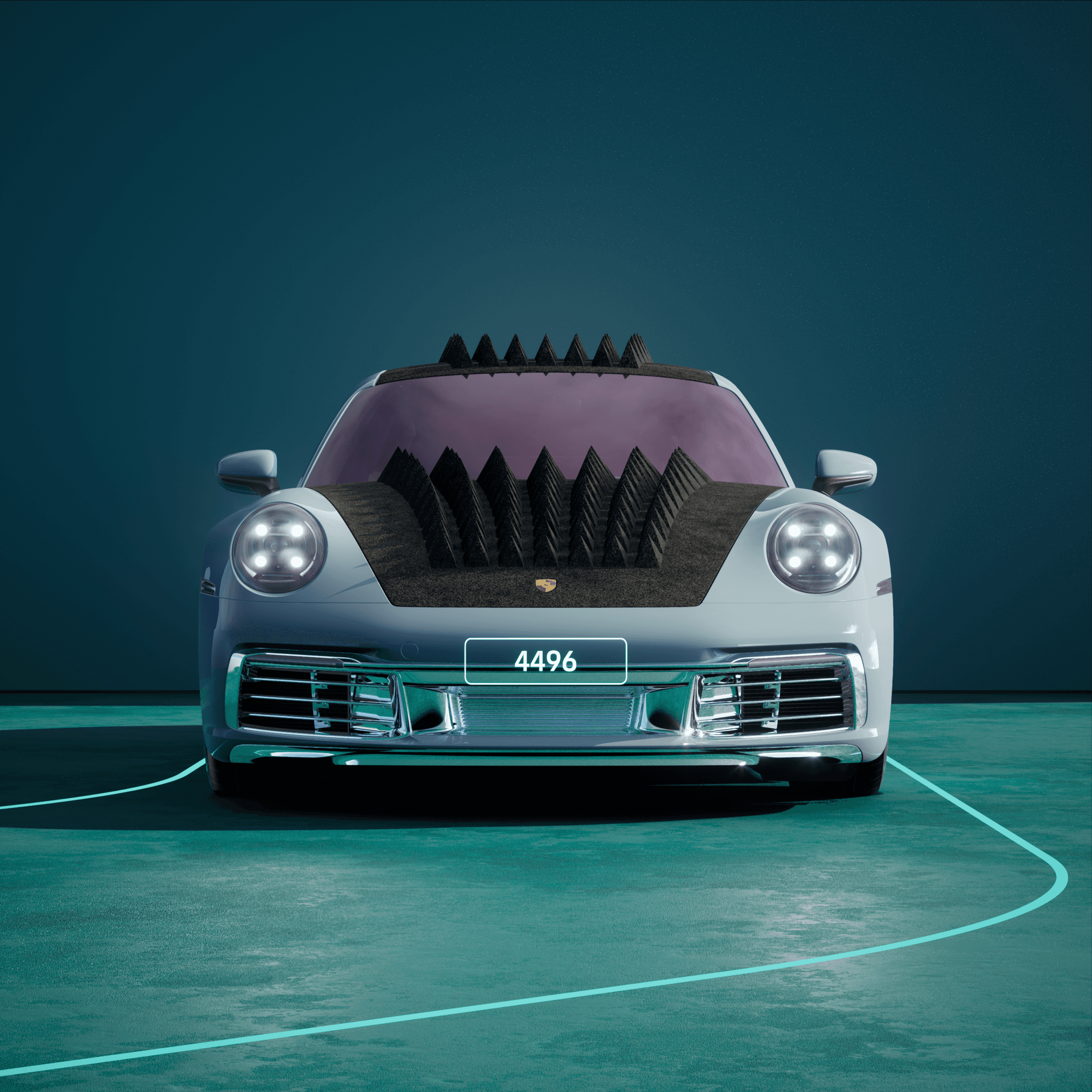 The PORSCHΞ 911 4496 image in phase