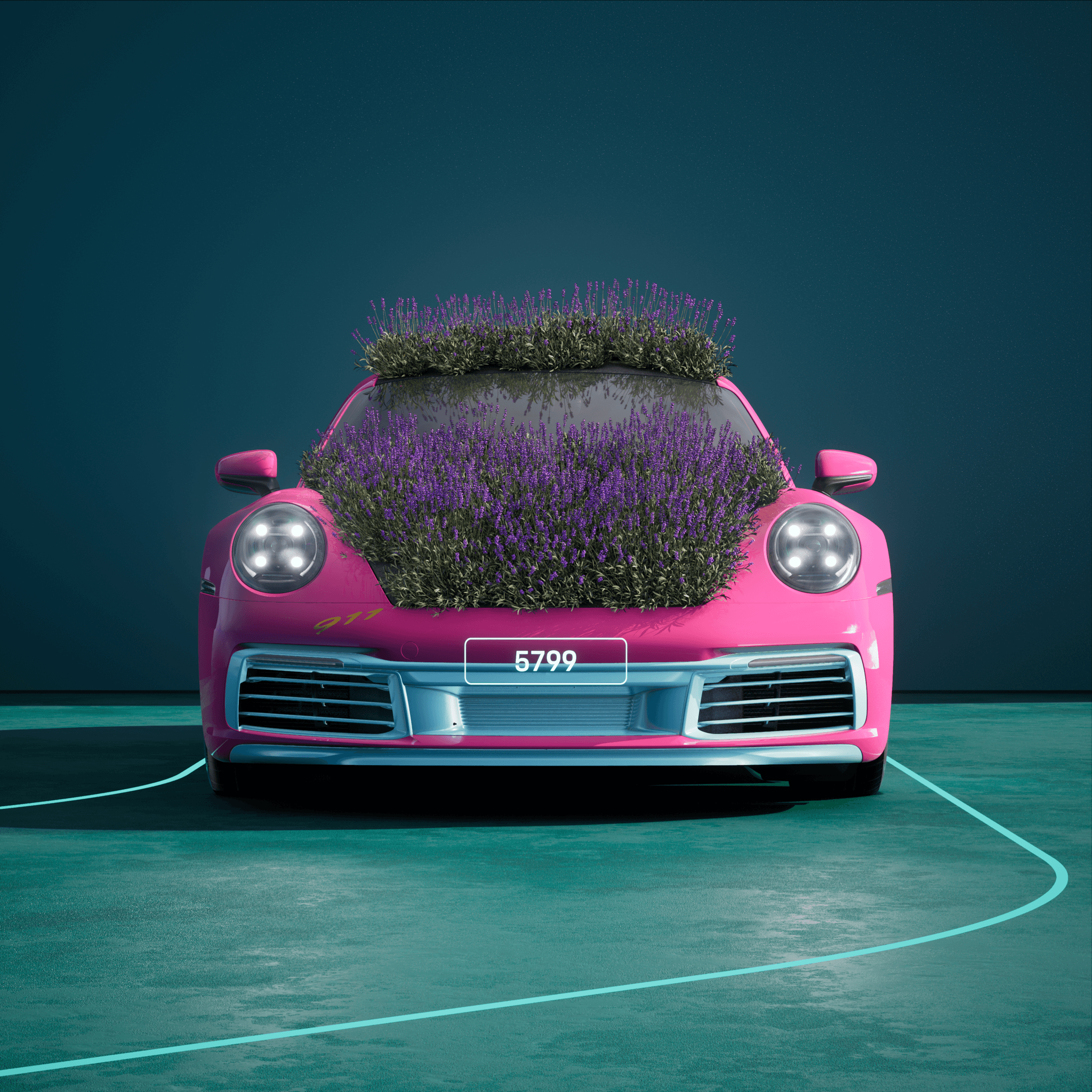 The PORSCHΞ 911 5799 image in phase