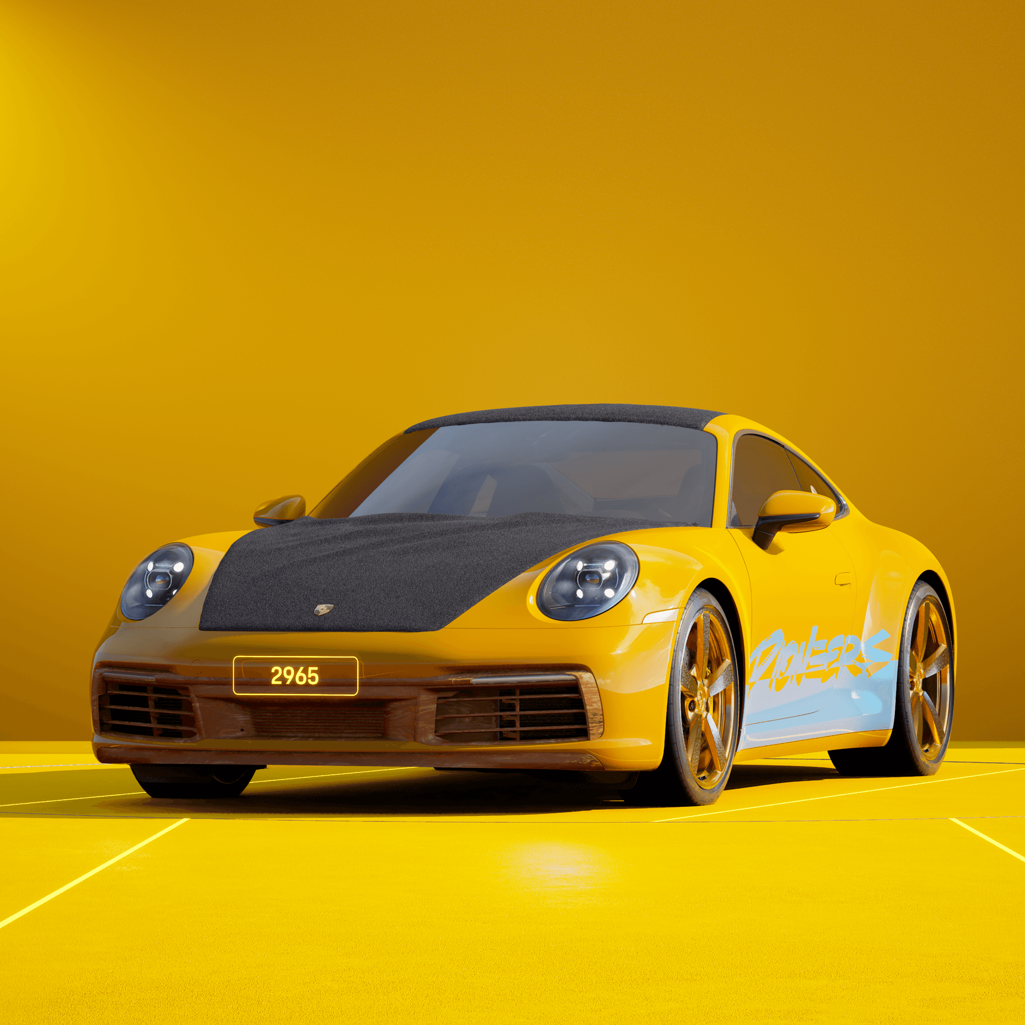 The PORSCHΞ 911 2965 image in phase