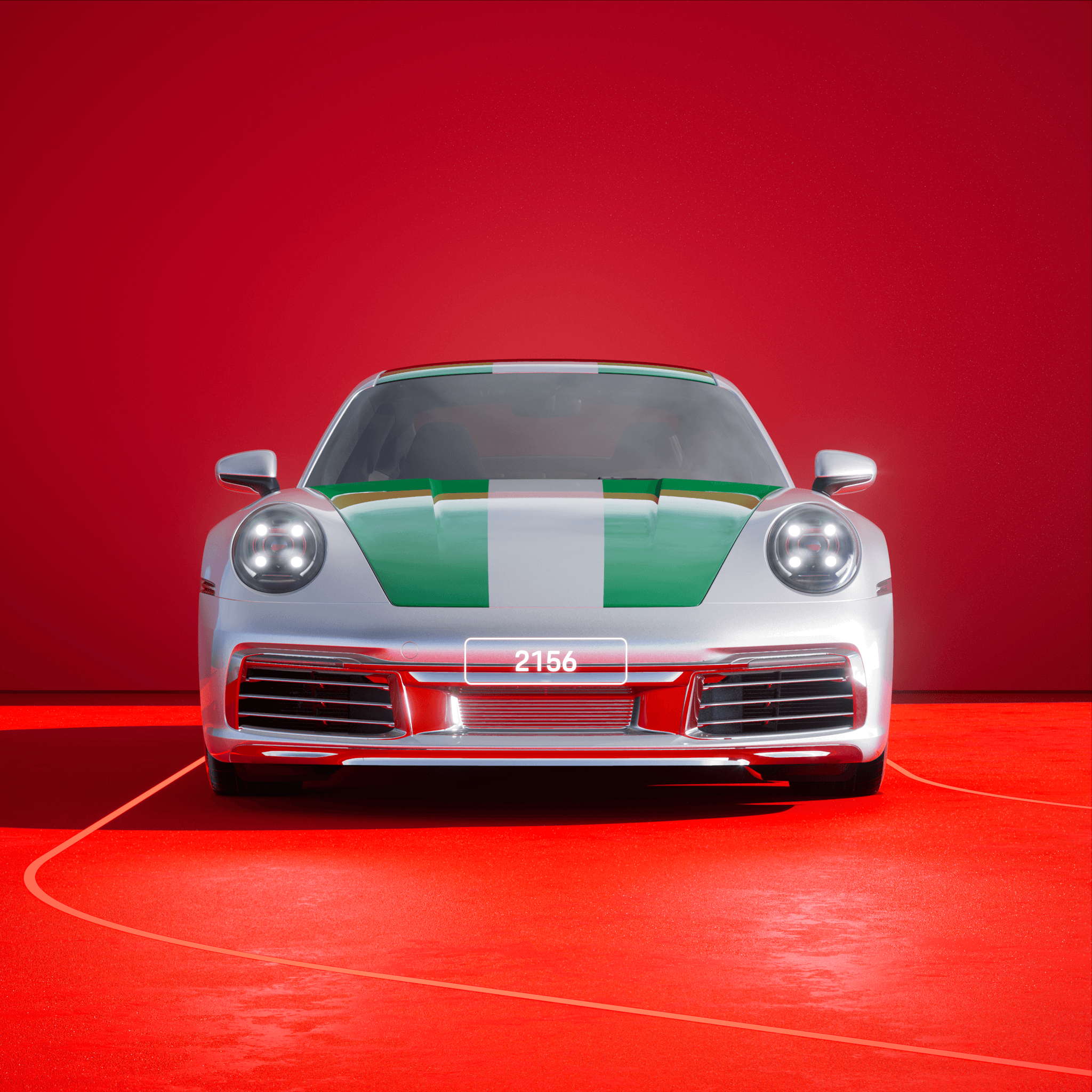 The PORSCHΞ 911 2156 image in phase