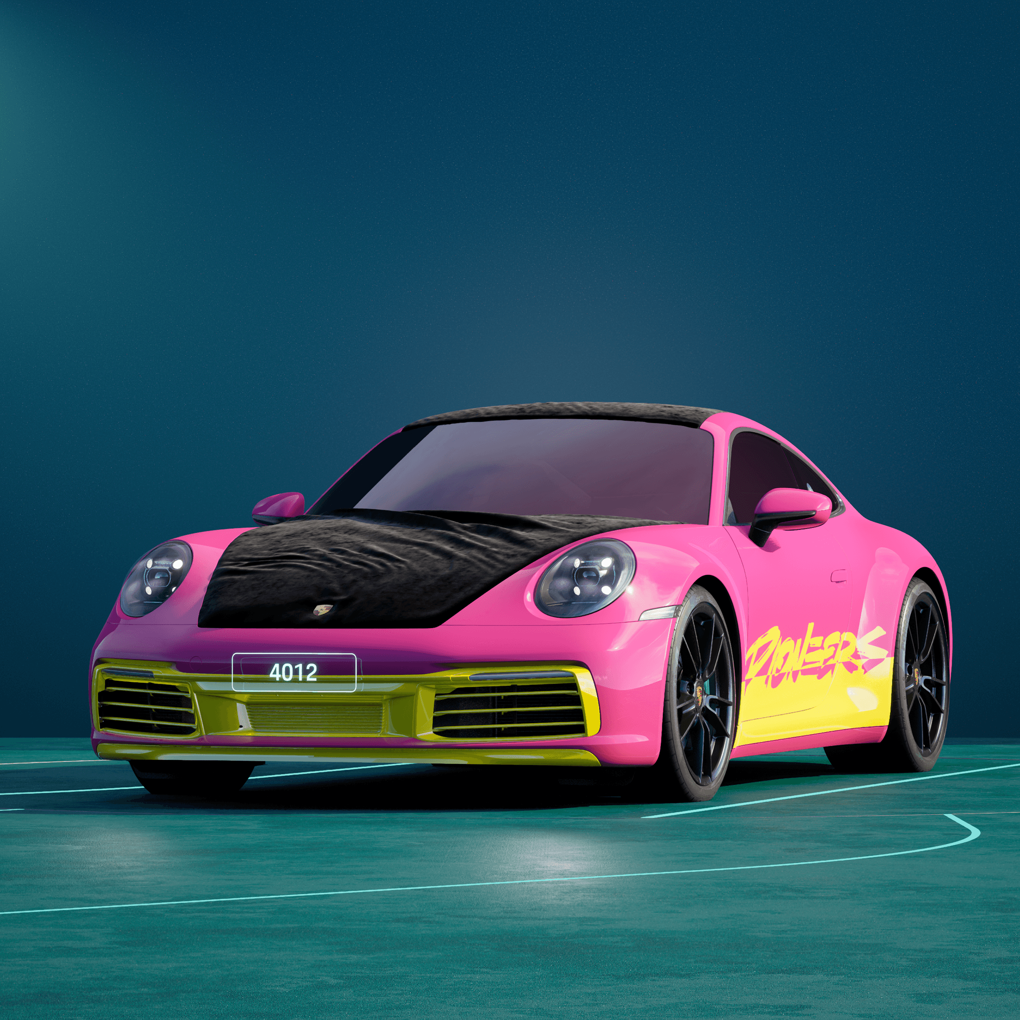 The PORSCHΞ 911 4012 image in phase
