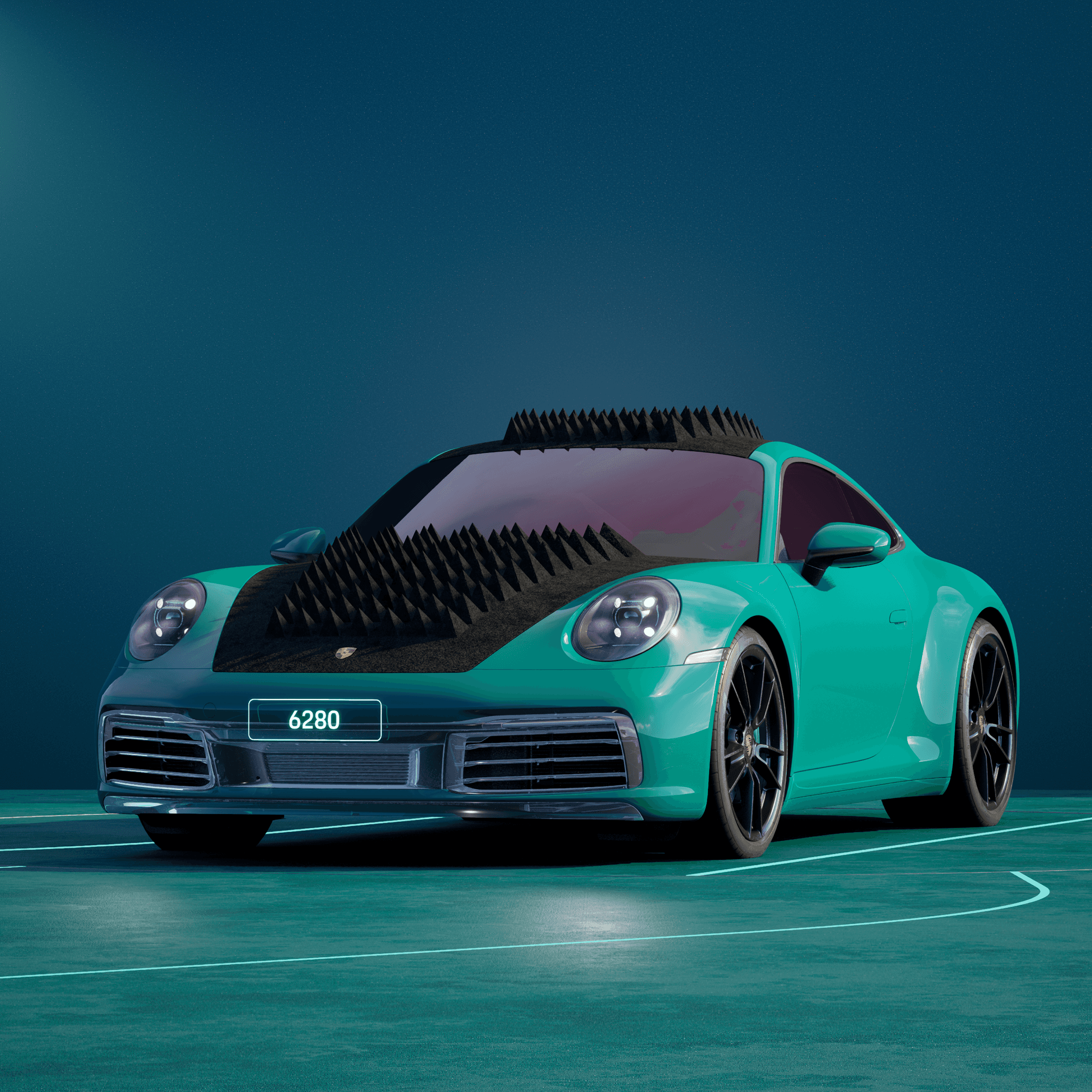 The PORSCHΞ 911 6280 image in phase