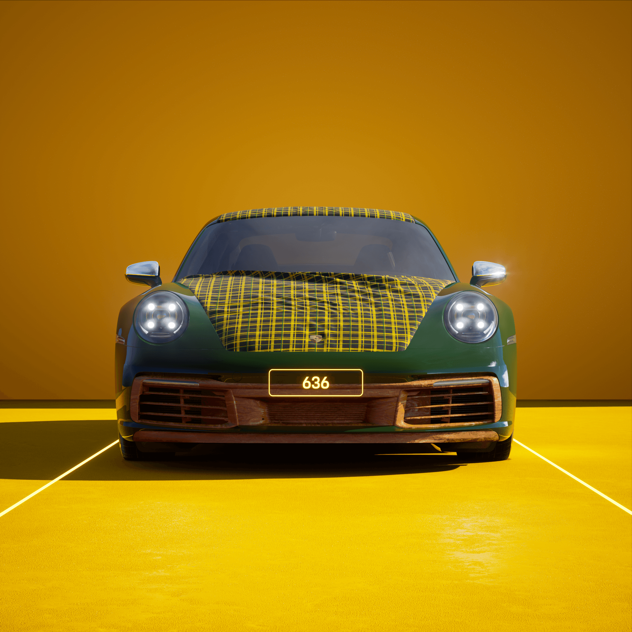 The PORSCHΞ 911 636 image in phase