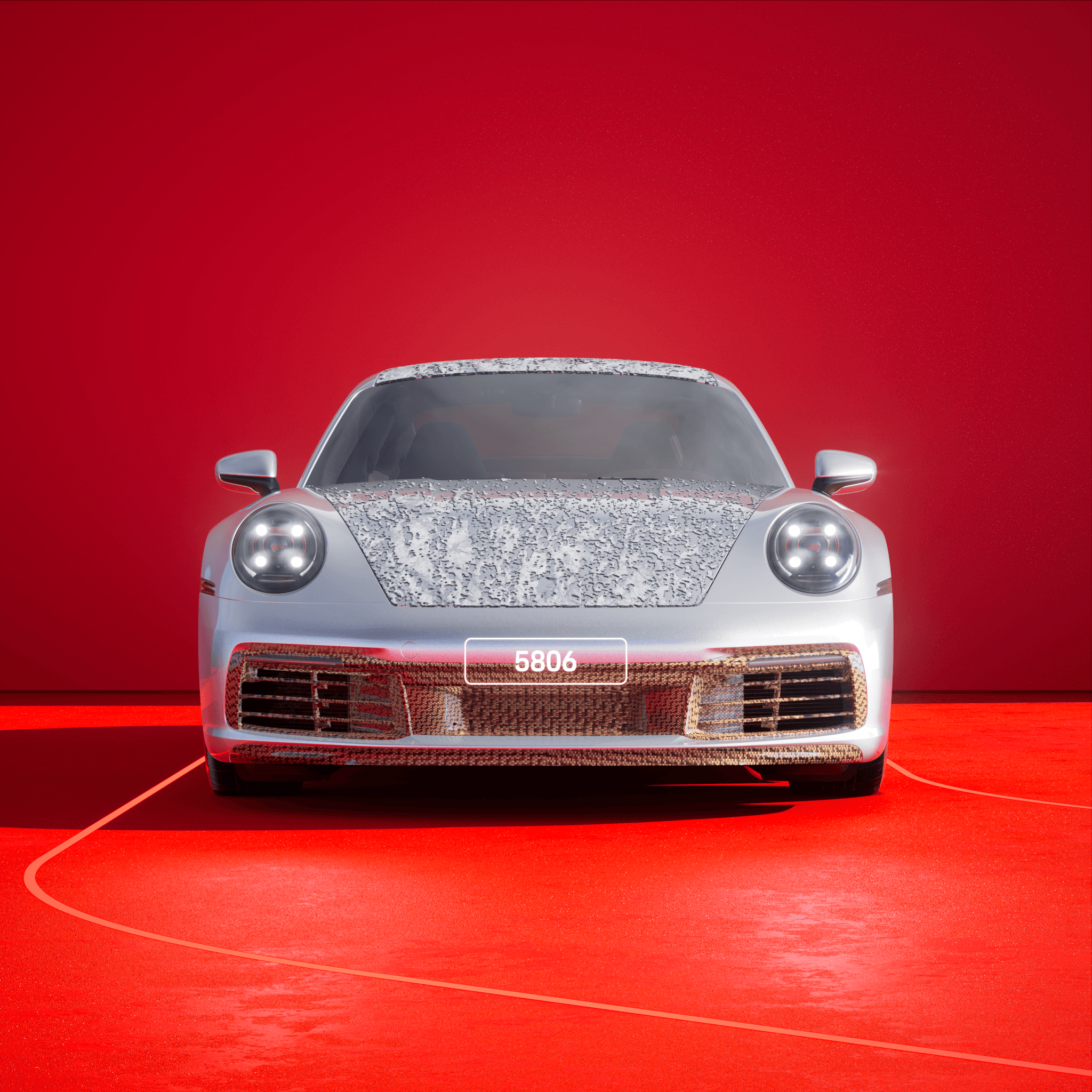 The PORSCHΞ 911 5806 image in phase